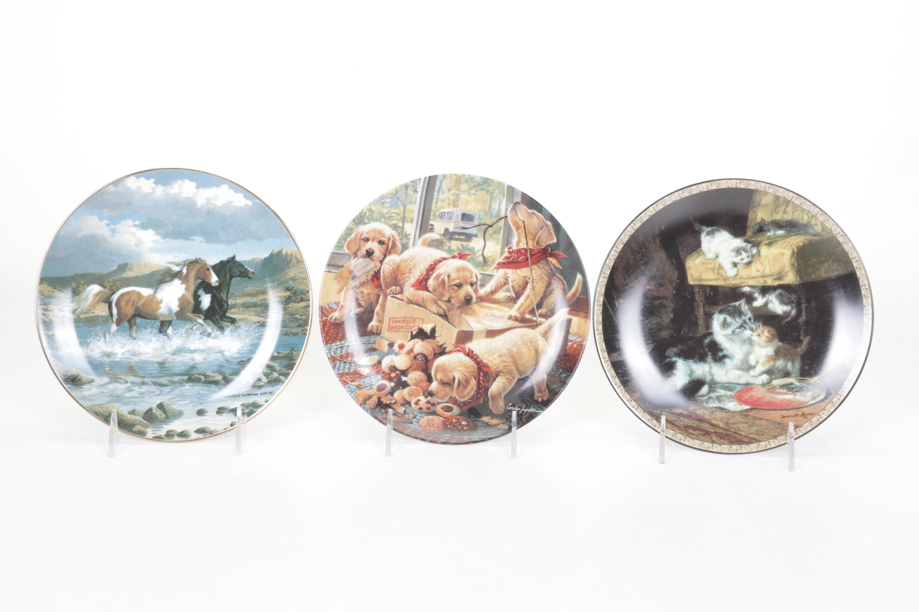 The Bradford Exchange W. S. George Porcelain Collector Plates