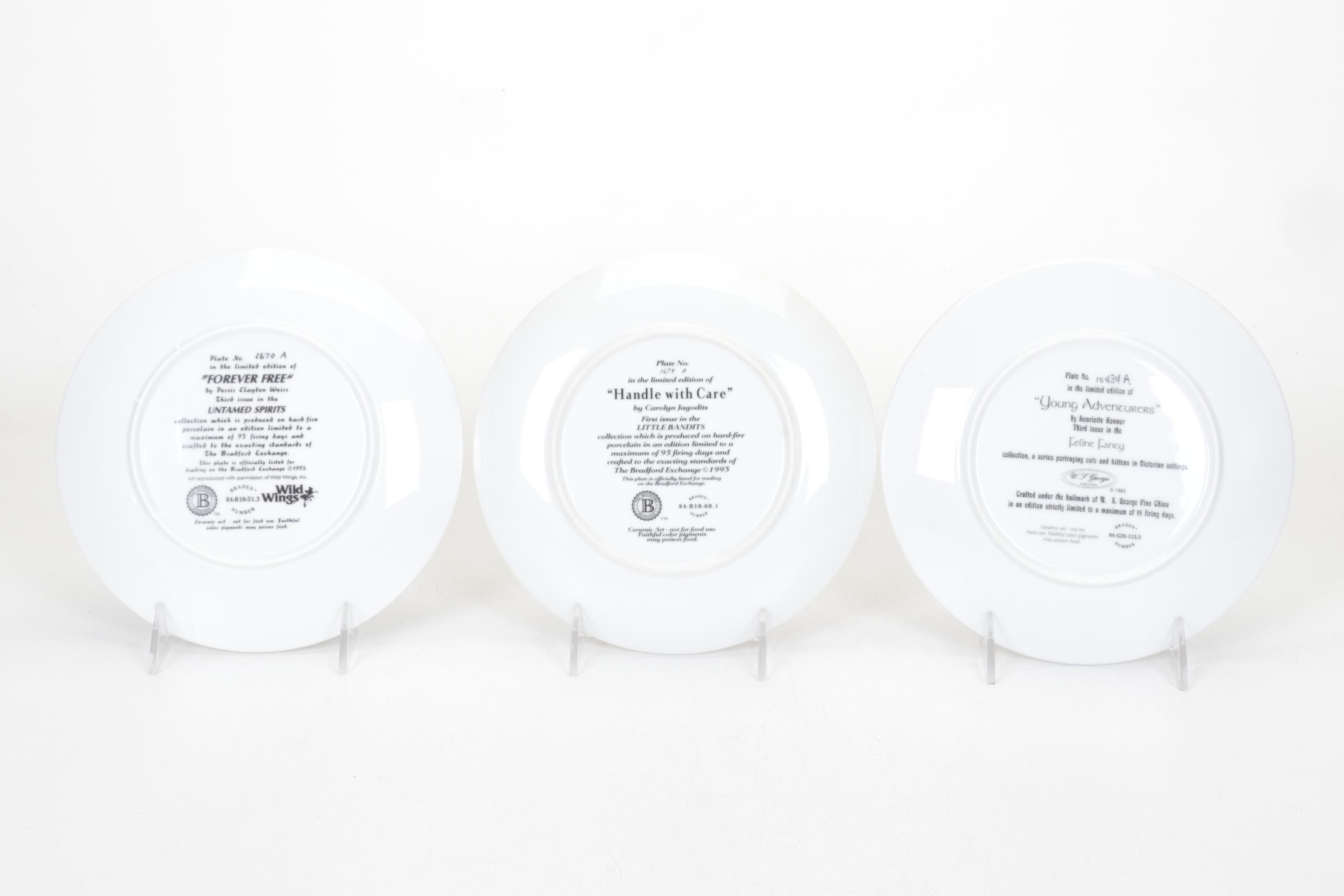 The Bradford Exchange W. S. George Porcelain Collector Plates