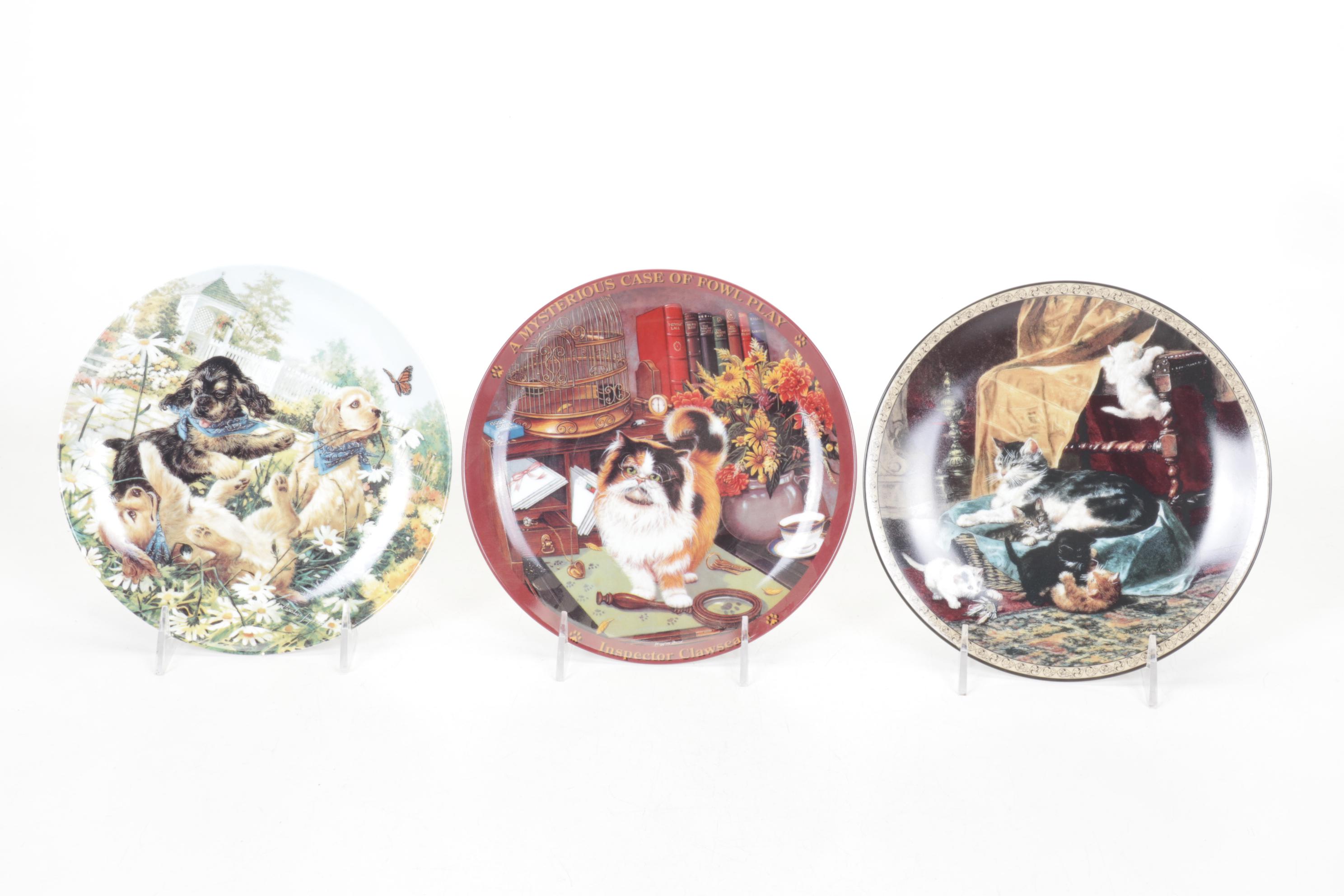 The Bradford Exchange W. S. George Porcelain Collector Plates