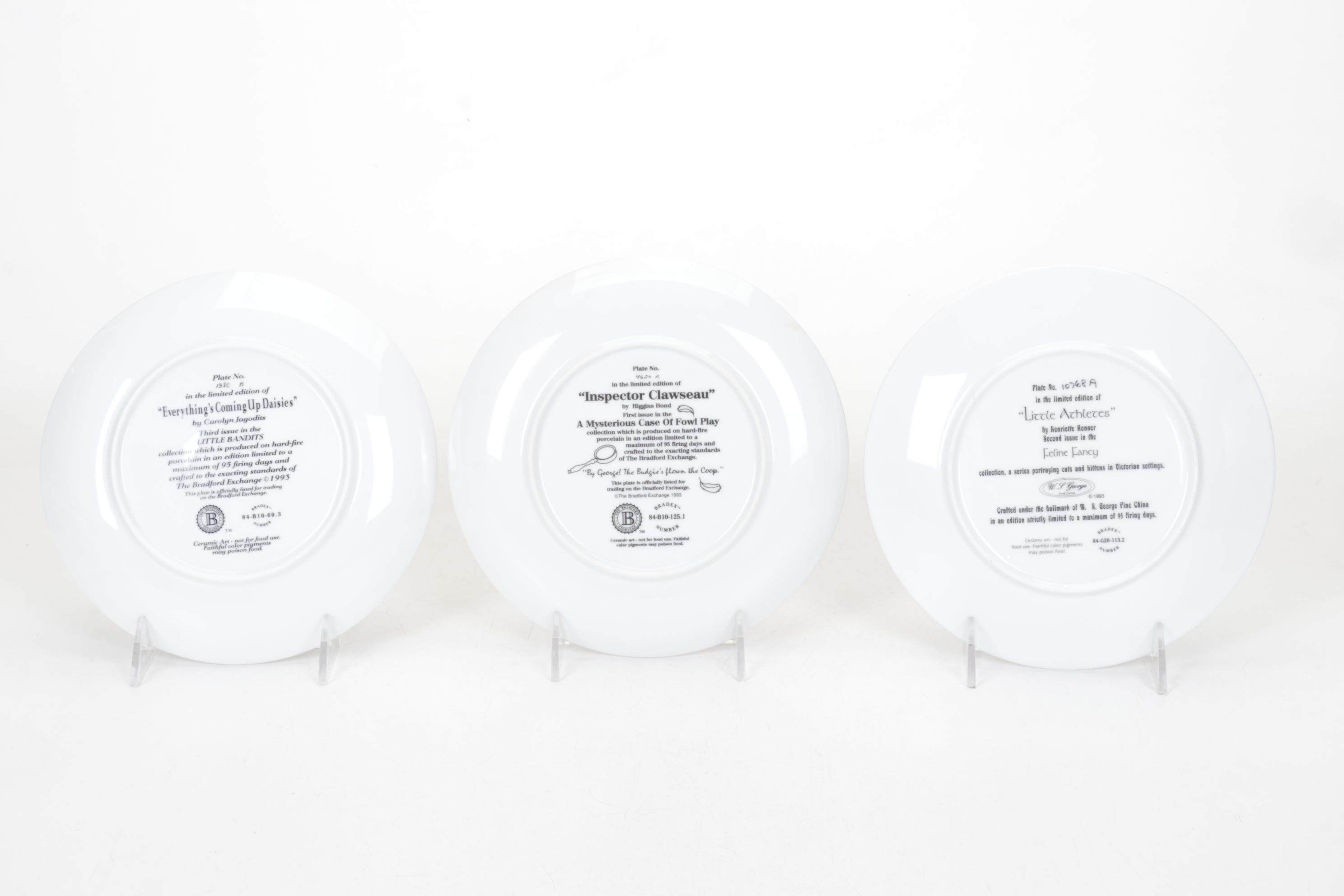 The Bradford Exchange W. S. George Porcelain Collector Plates