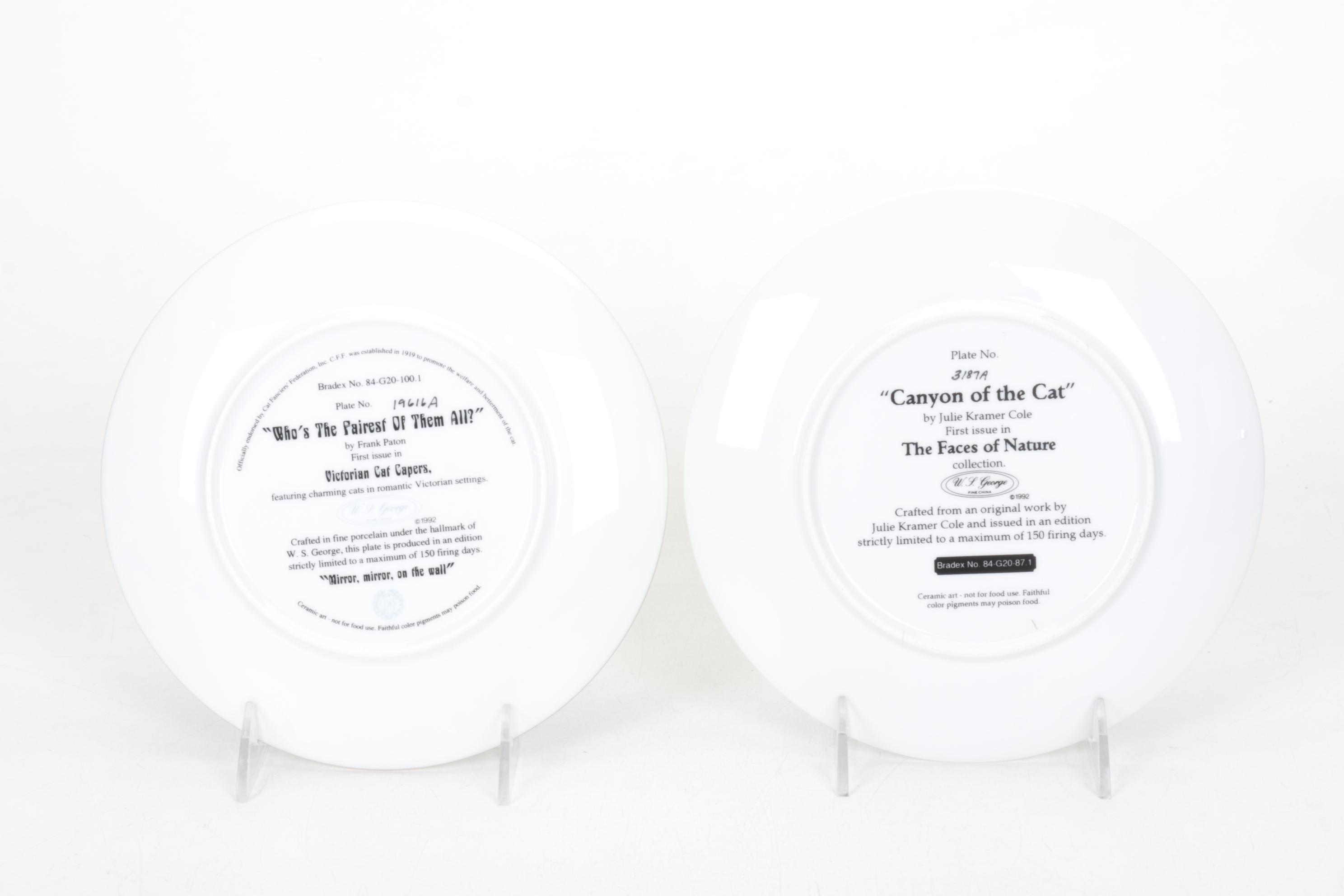 The Bradford Exchange W. S. George Porcelain Collector Plates