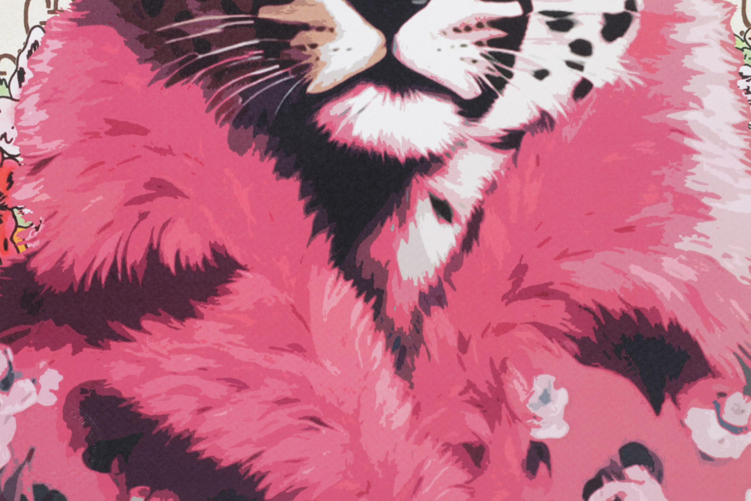 Death NYC Pop Art Graphic Print Homage to Gucci x Cheetah, 2025