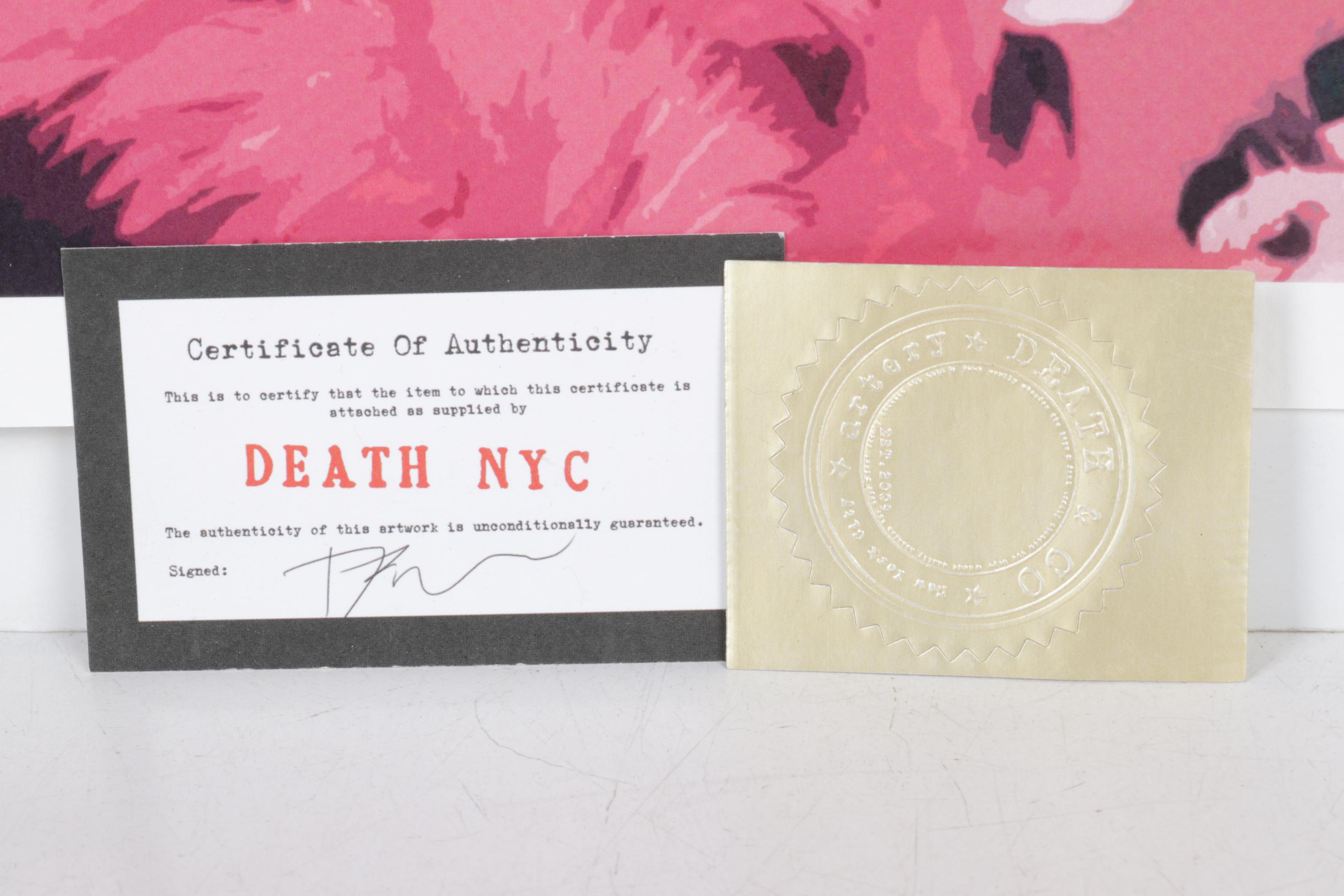 Death NYC Pop Art Graphic Print Homage to Gucci x Cheetah, 2025