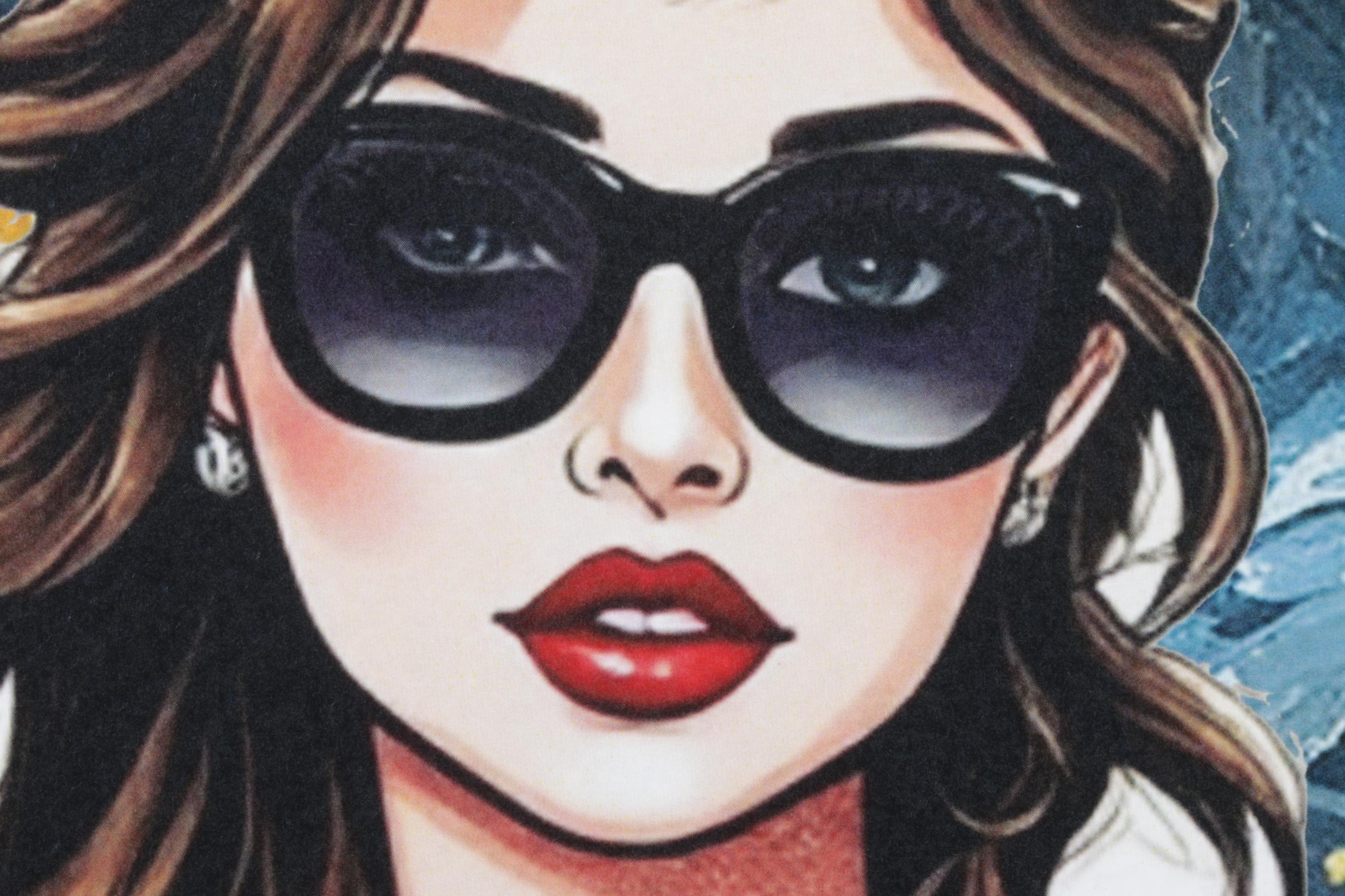 Death NYC Pop Art Graphic Print Homage to Chanel & Van Gogh, 2025