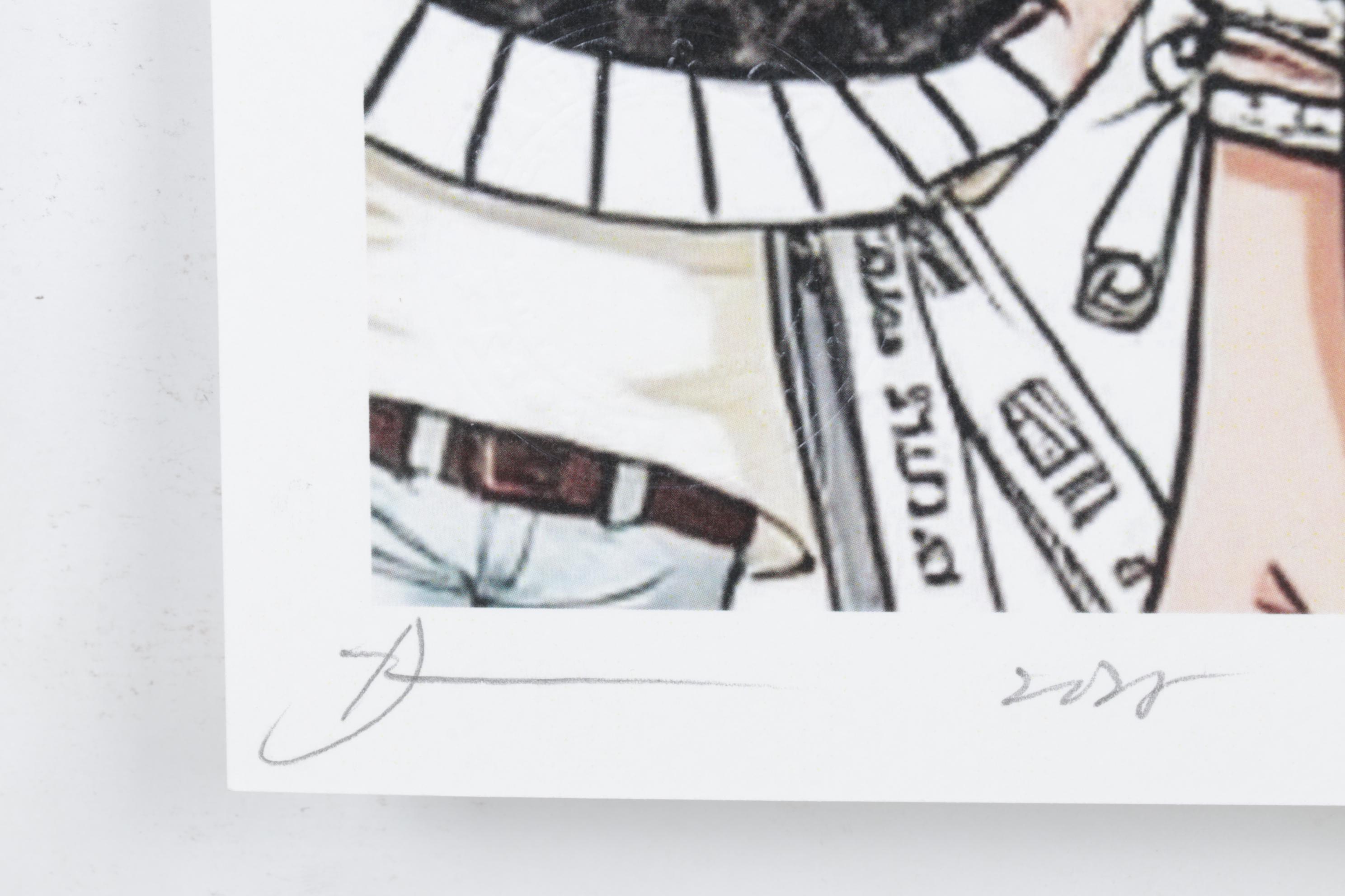 Death NYC Pop Art Graphic Print Homage to Chanel & Van Gogh, 2025