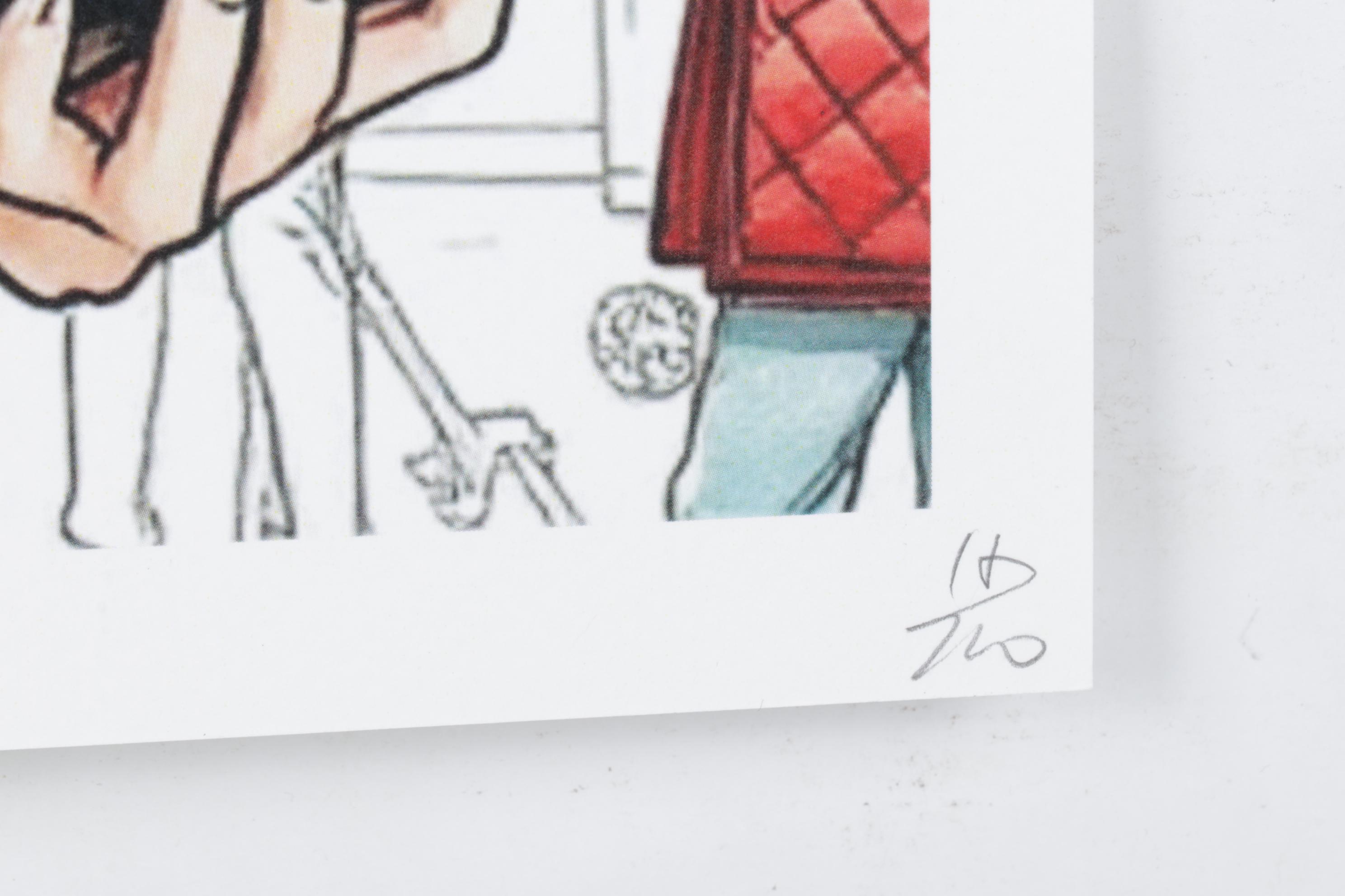 Death NYC Pop Art Graphic Print Homage to Chanel & Van Gogh, 2025