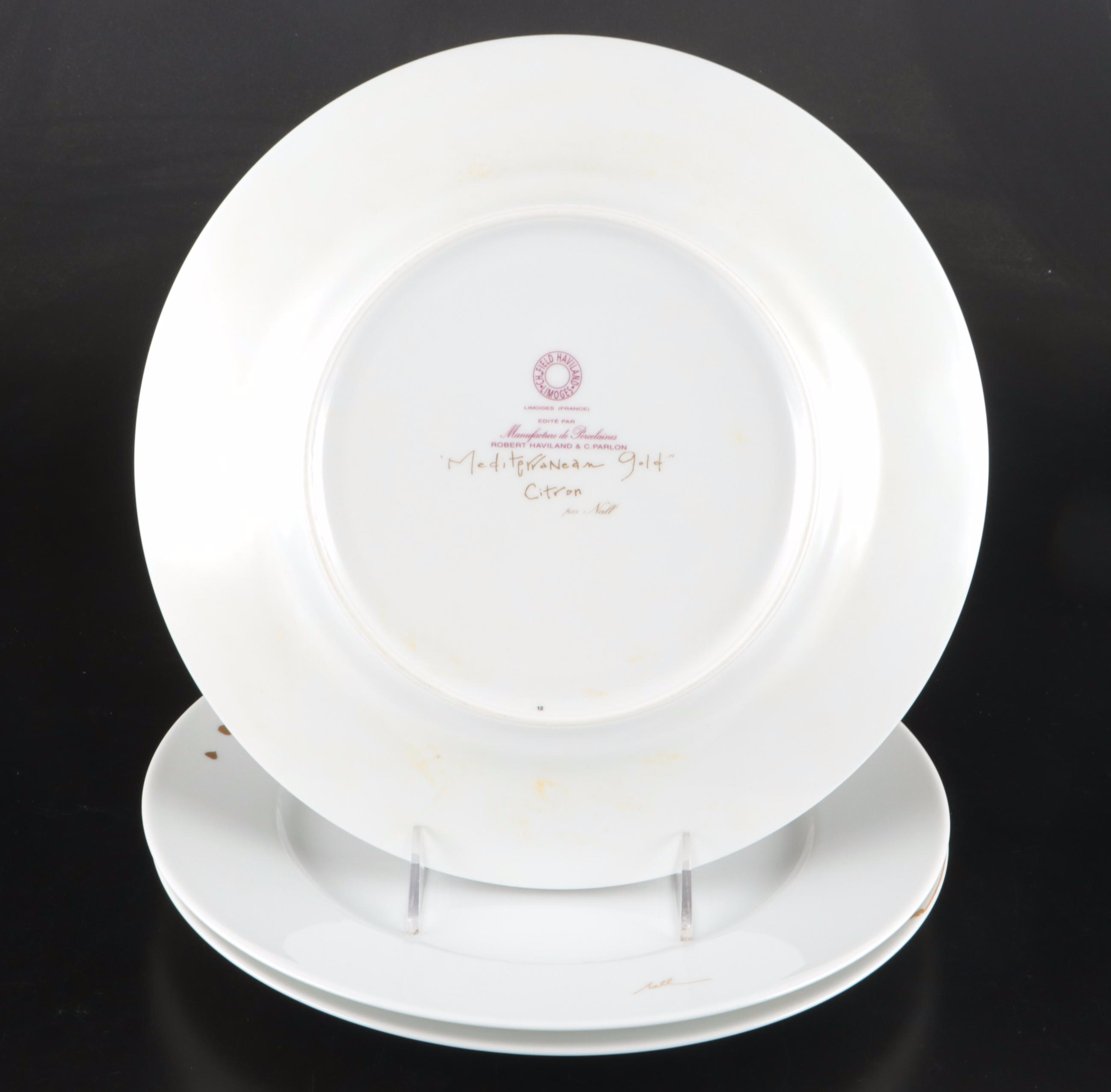 C. H. Field Haviland "Citron" and Other Porcelain Tableware