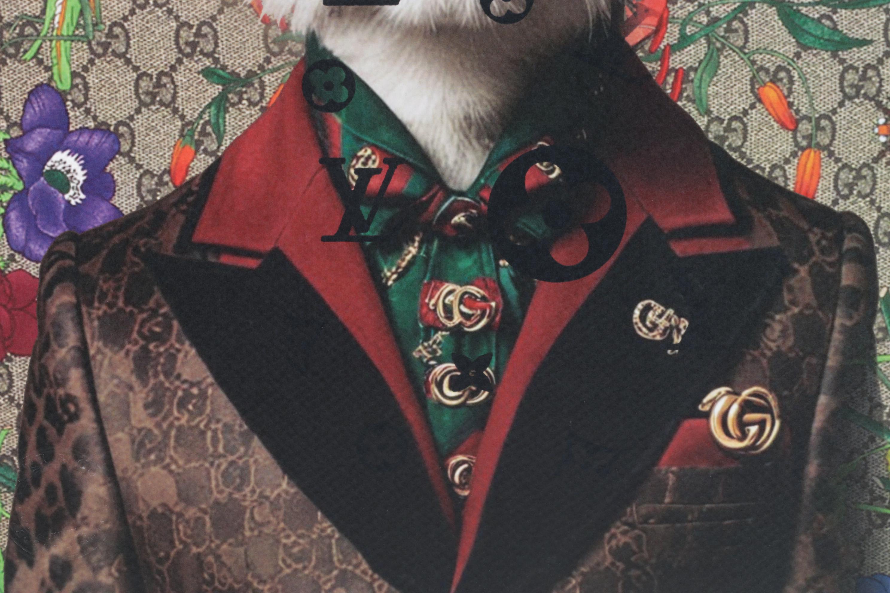 Death NYC Pop Art Graphic Print Homage to Gucci & Louis Vuitton x Tiger, 2025