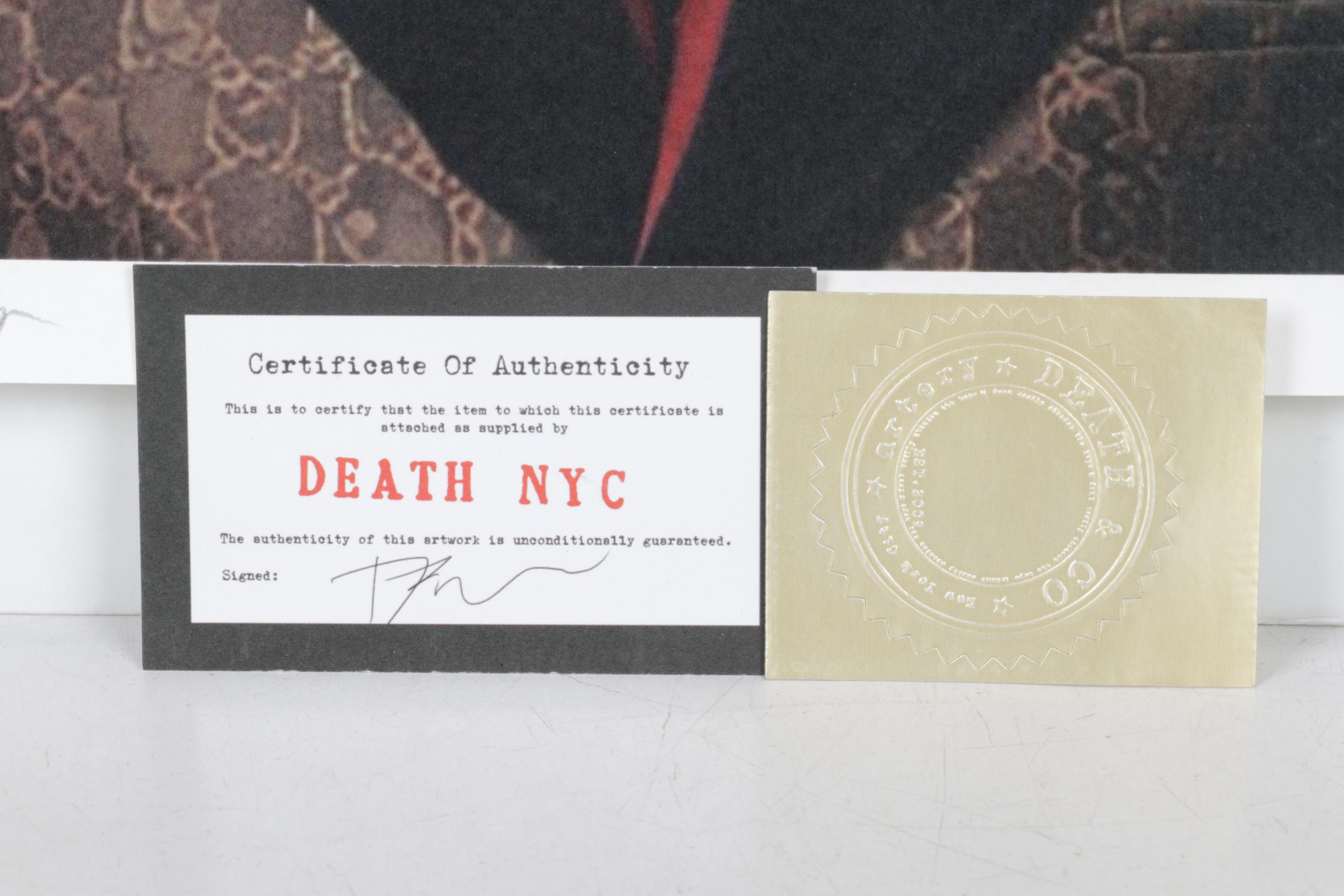 Death NYC Graphic Digital Print Homage to Dior x Louis Vuitton x Gucci, 2025