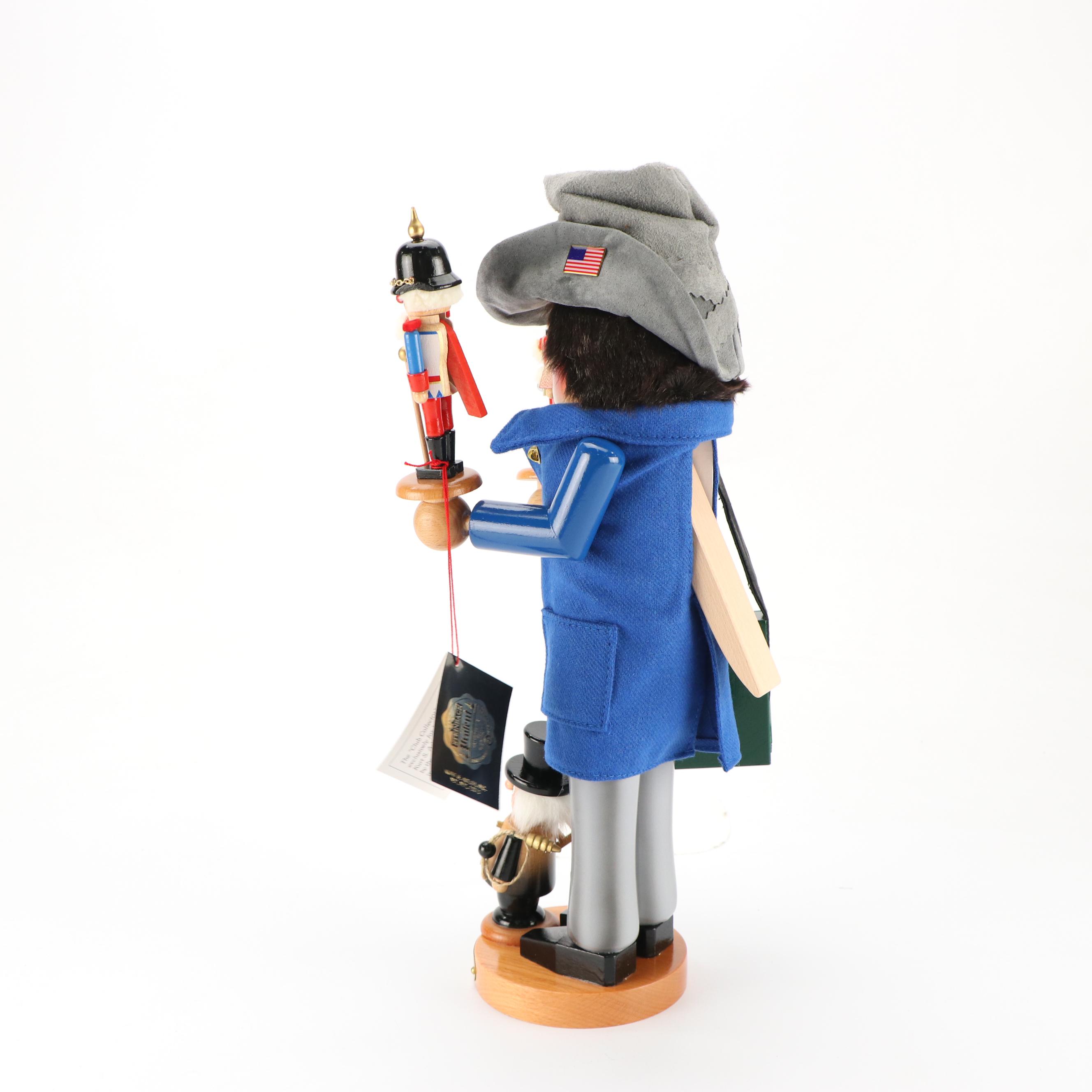 Artist Signed Steinbach "10 Years Collector's Club" Wooden Nutcracker