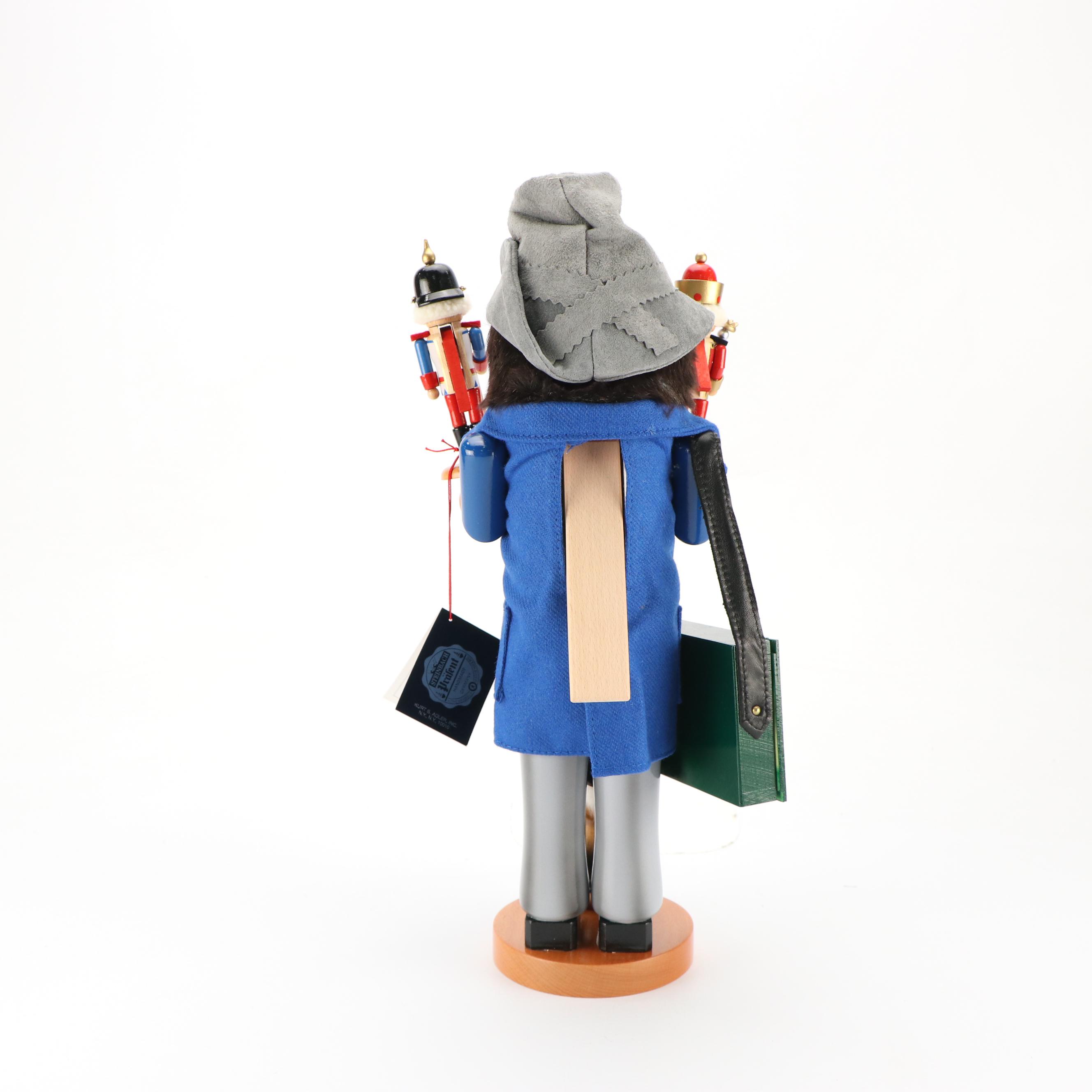 Artist Signed Steinbach "10 Years Collector's Club" Wooden Nutcracker