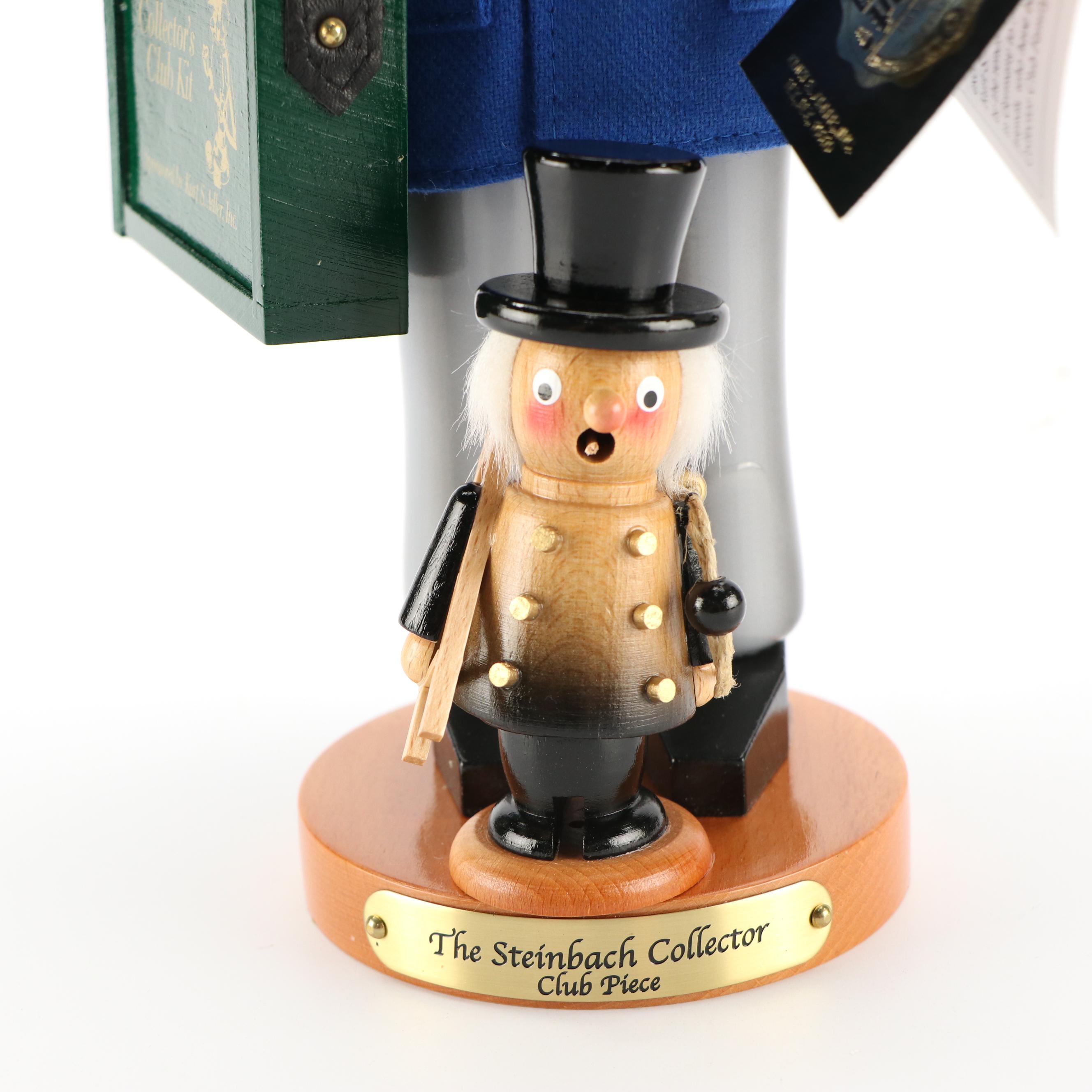 Artist Signed Steinbach "10 Years Collector's Club" Wooden Nutcracker