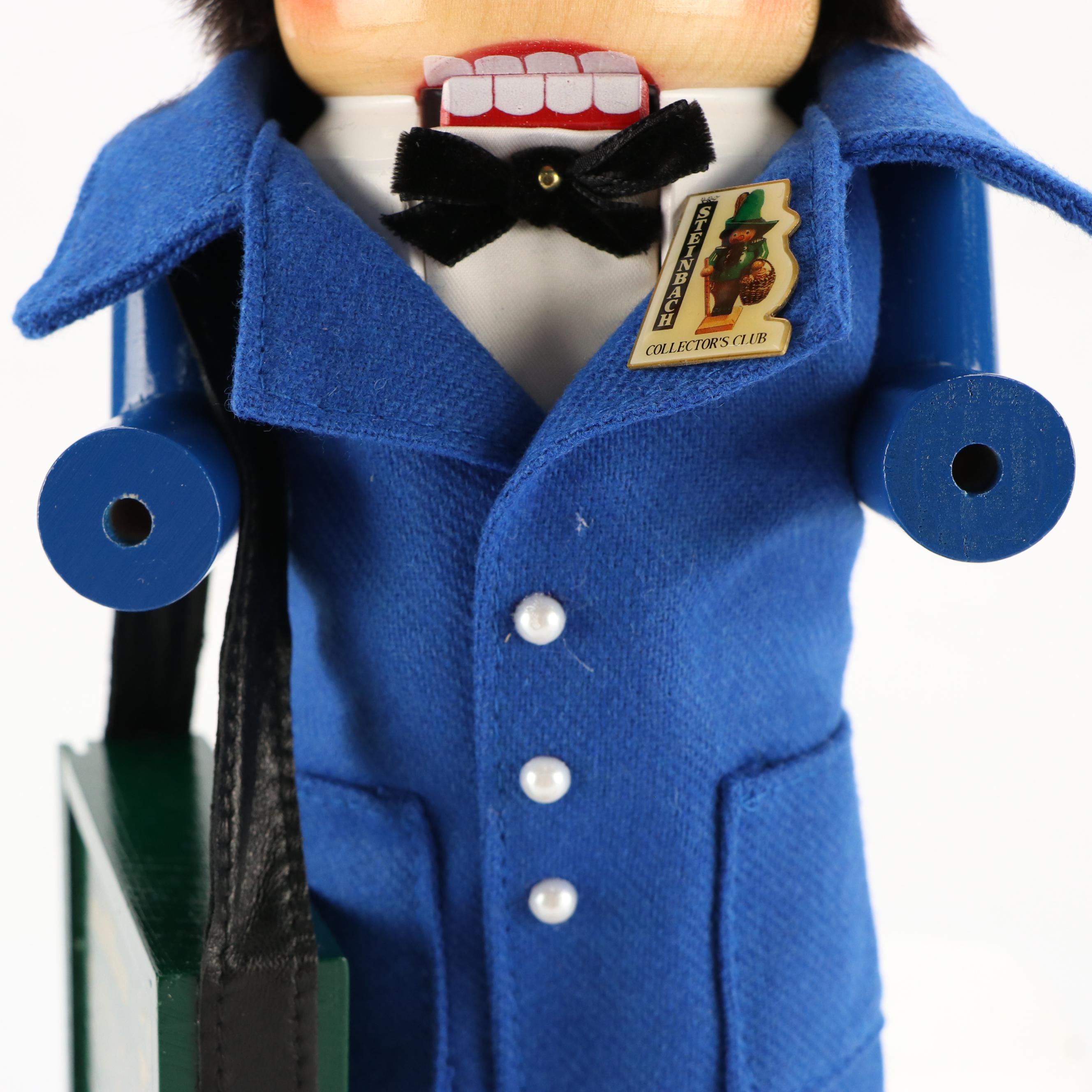 Artist Signed Steinbach "10 Years Collector's Club" Wooden Nutcracker