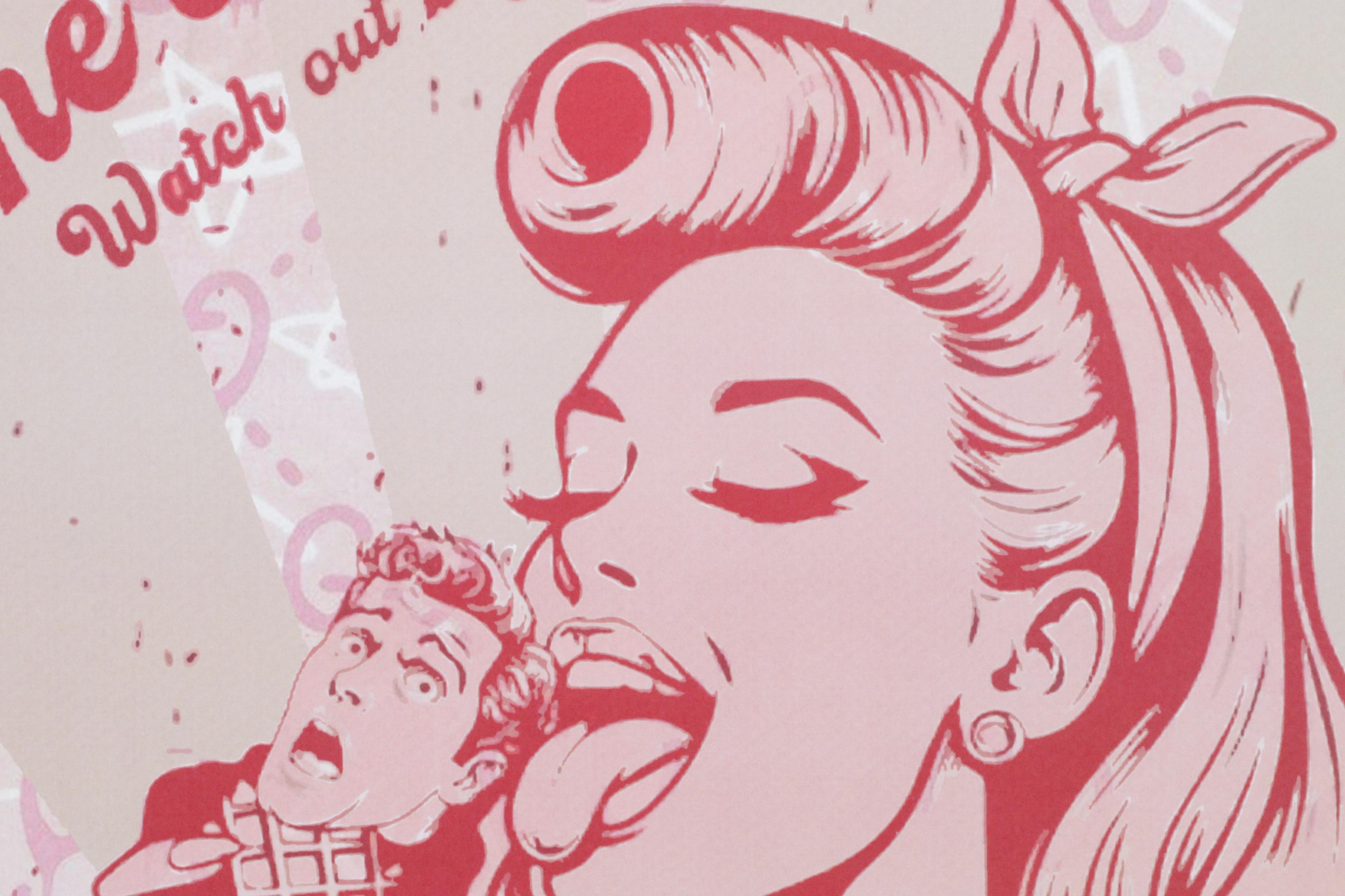 Death NYC Graphic Digital Print Homage to "Maneater," 2025