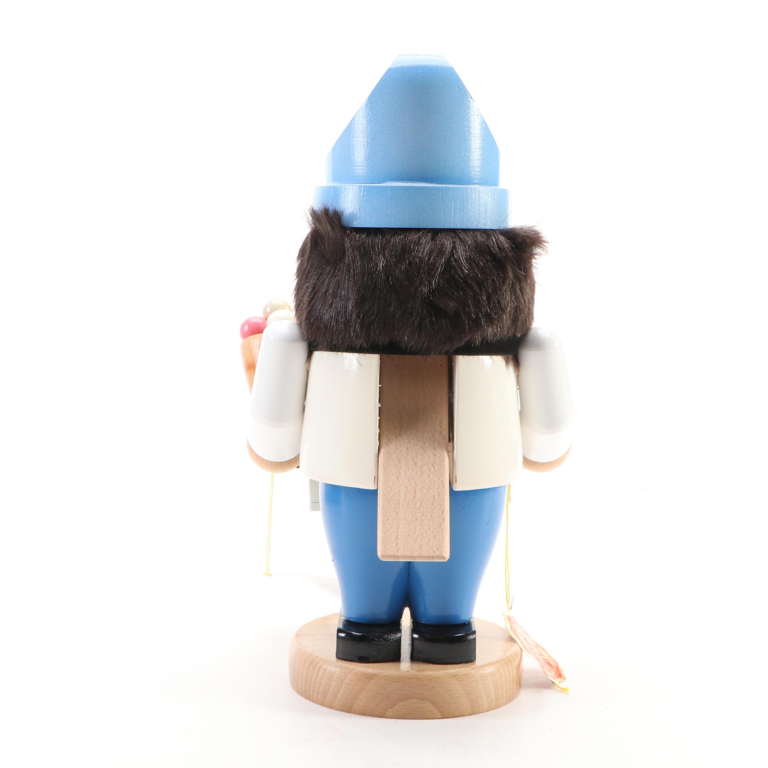 Artist Signed Steinbach "Ice Seller" Handcrafted Wooden Nutcracker