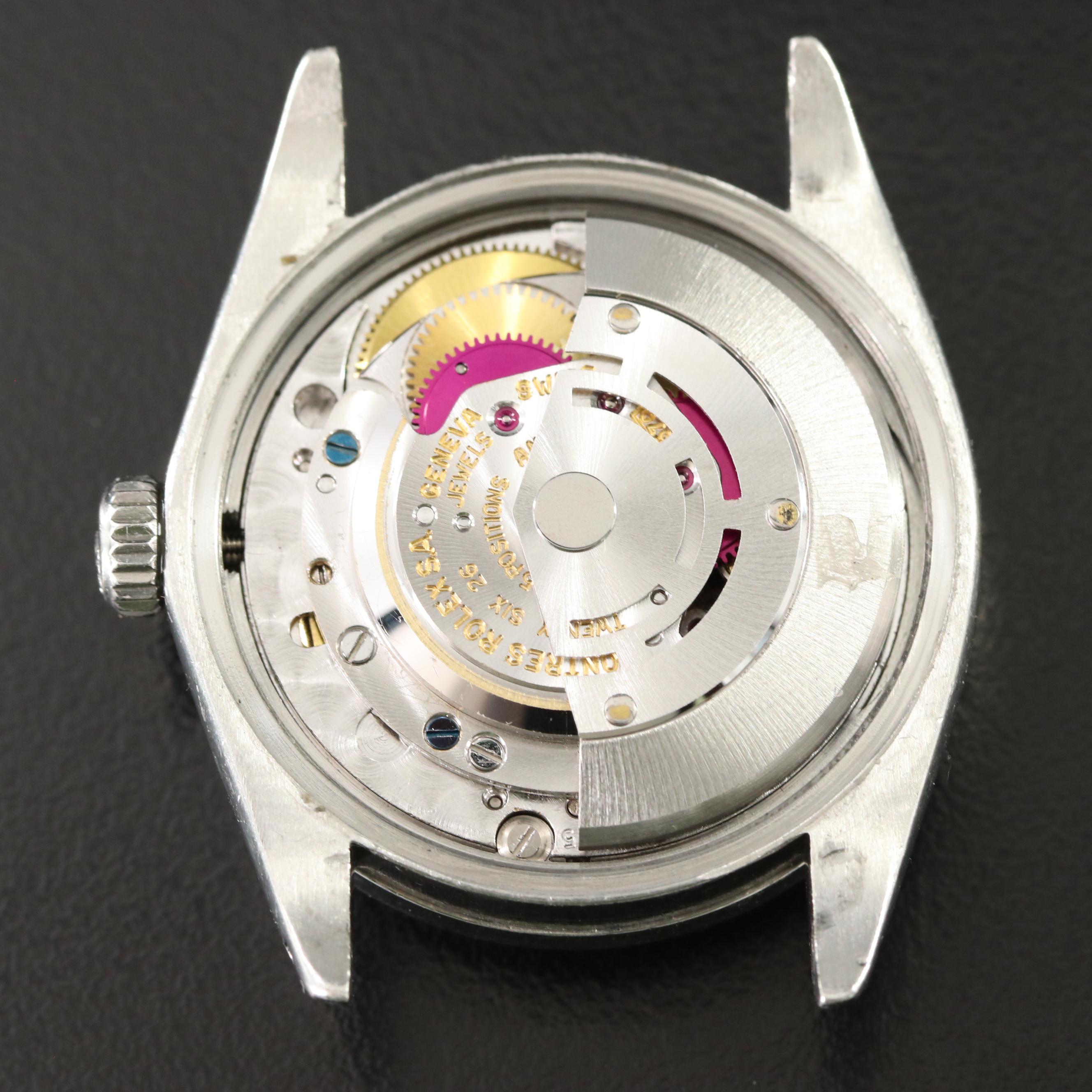 1977 Rolex Engine Turned Bezel Date Model 1501 Watch