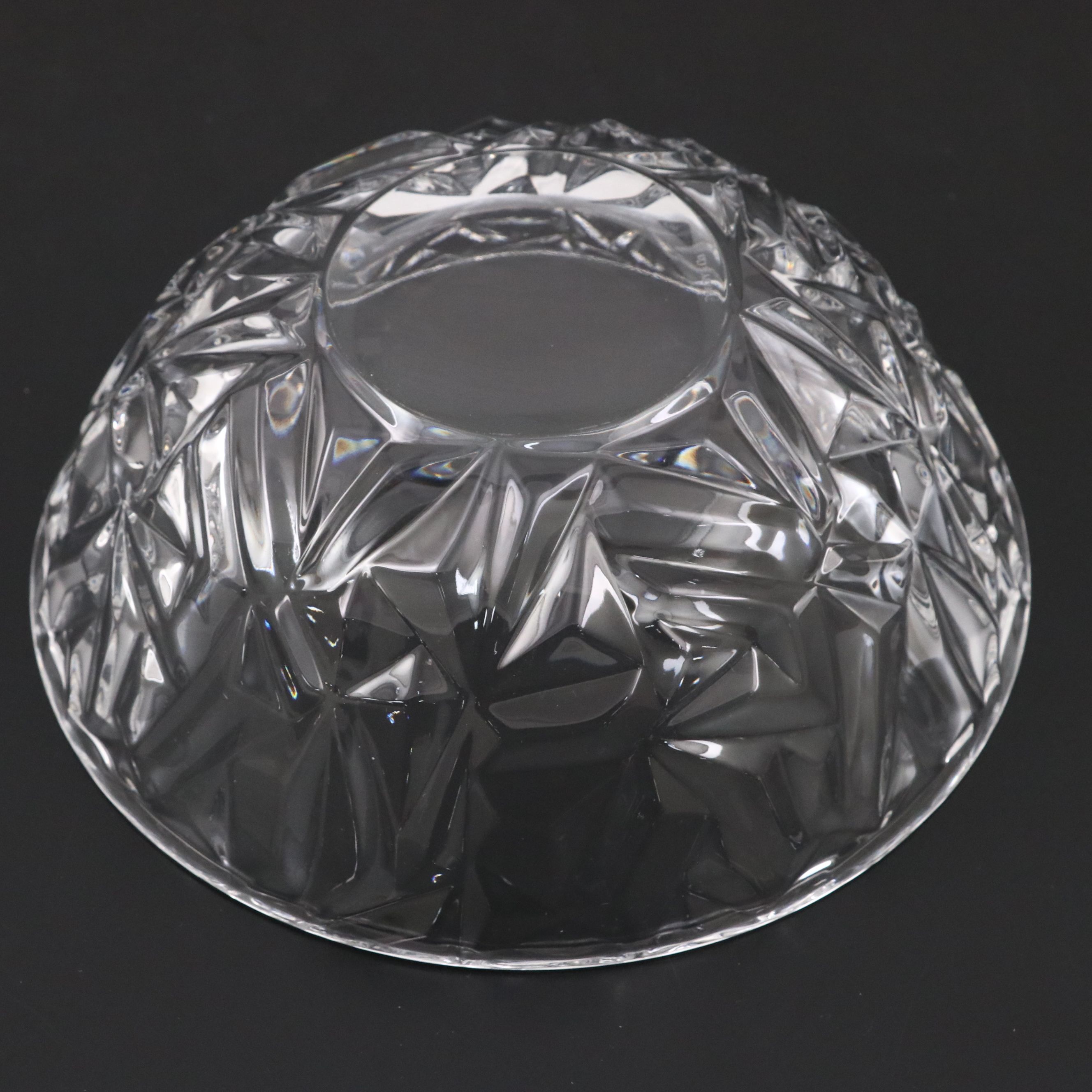 Tiffany & Co. "Rock Cut" Crystal Bowl