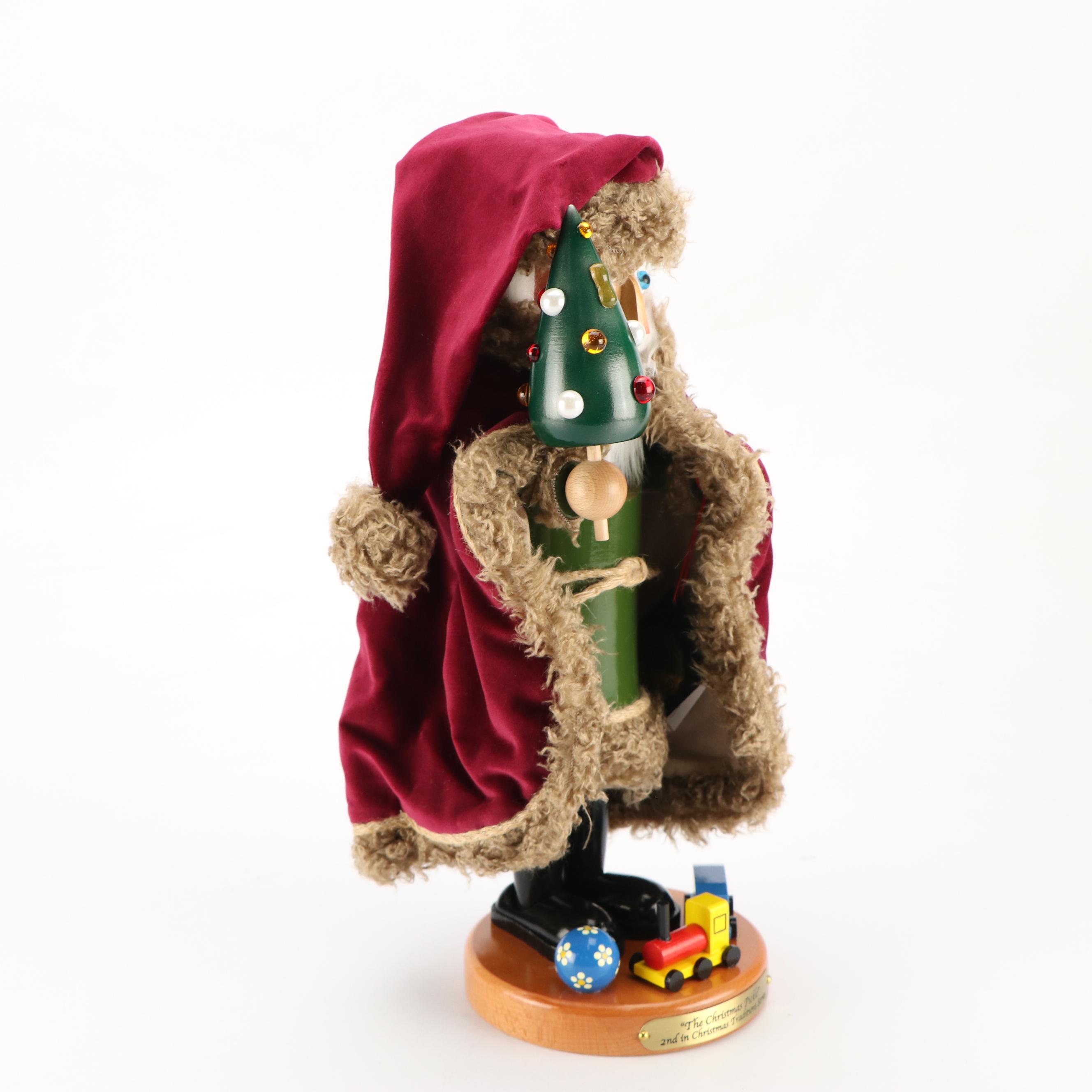 Artist Signed Steinbach "The Christmas Pickle" Limited Edition Wooden Nutcracker