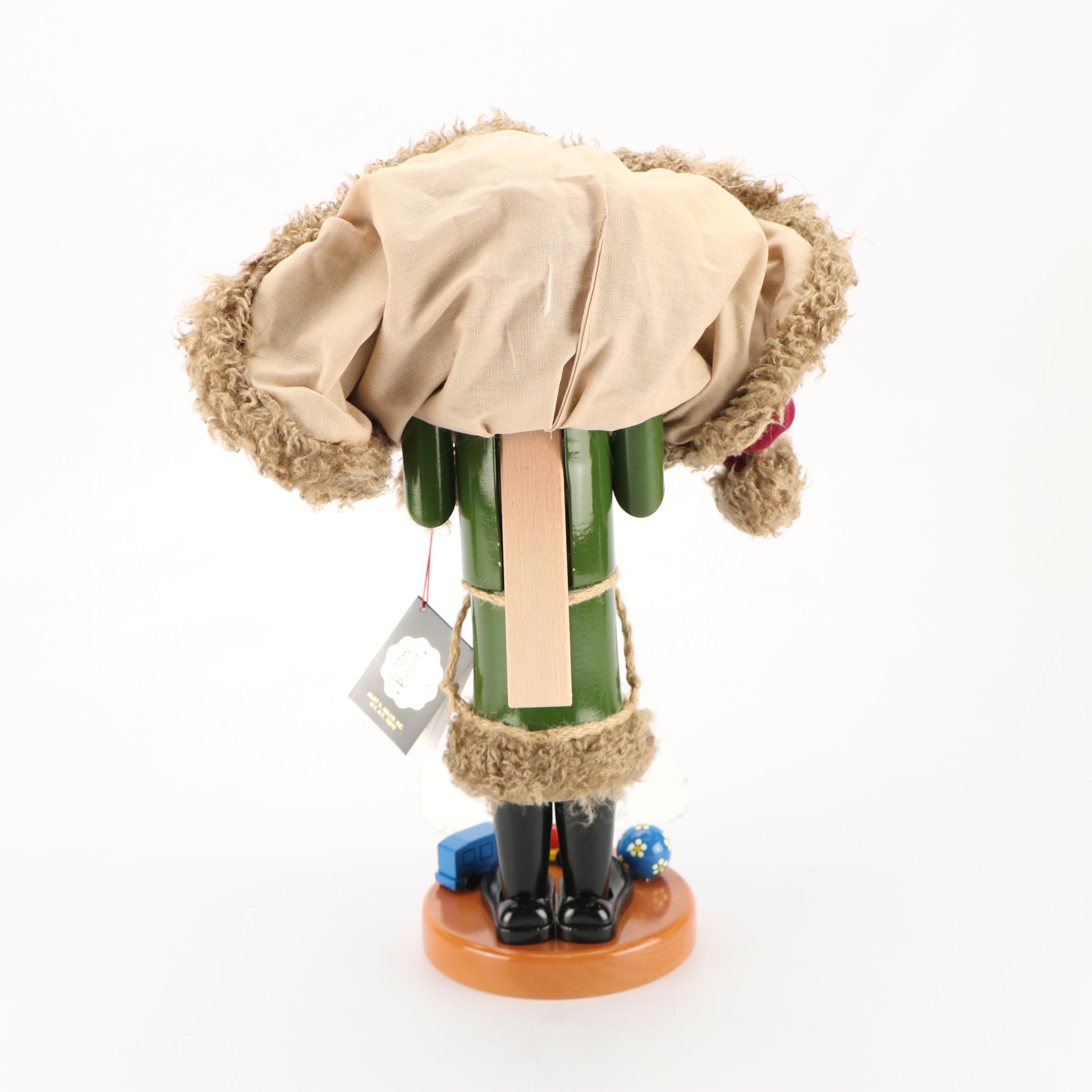 Artist Signed Steinbach "The Christmas Pickle" Limited Edition Wooden Nutcracker