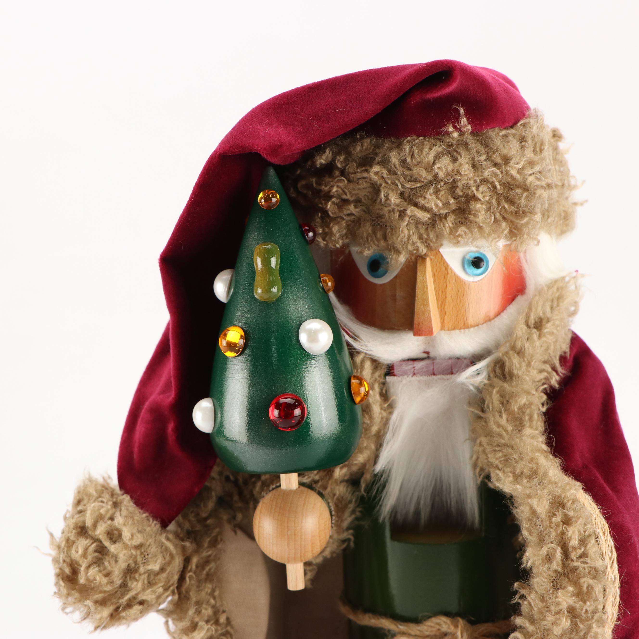 Artist Signed Steinbach "The Christmas Pickle" Limited Edition Wooden Nutcracker