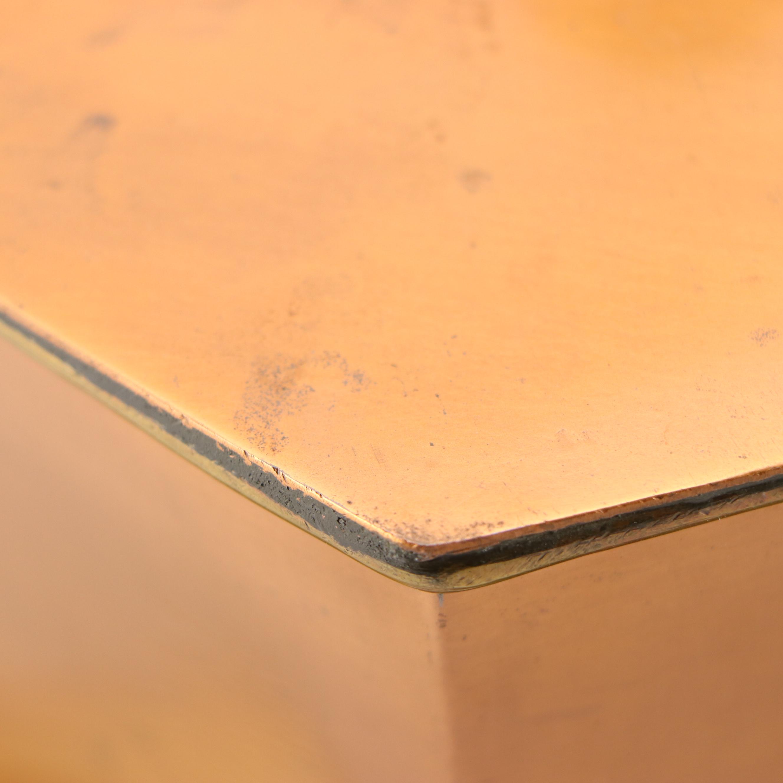 Global Views Georgian Style Copper and Brass Two-Bottle Wine Chiller