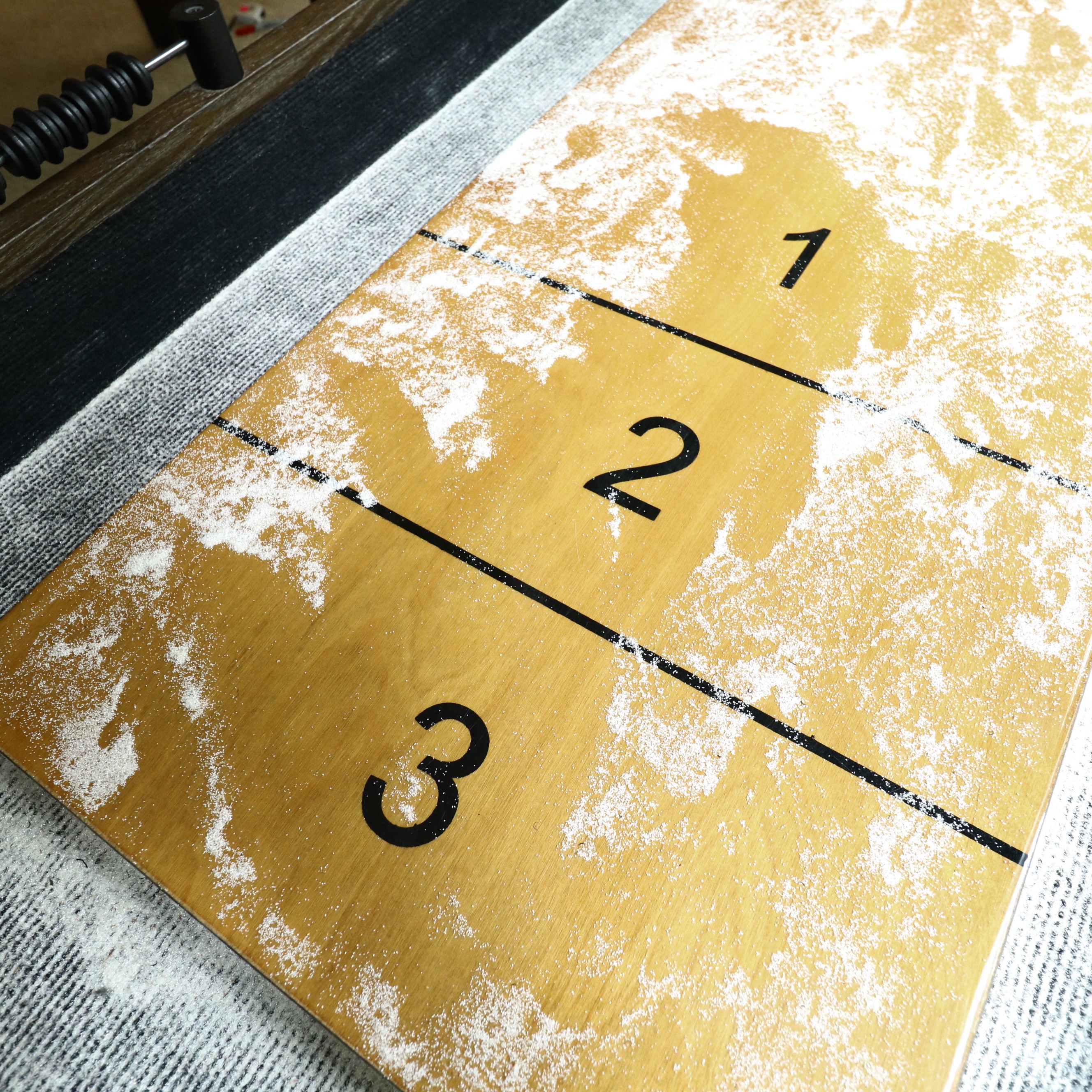 MD Sports Barrington Shuffleboard Table and Accessories