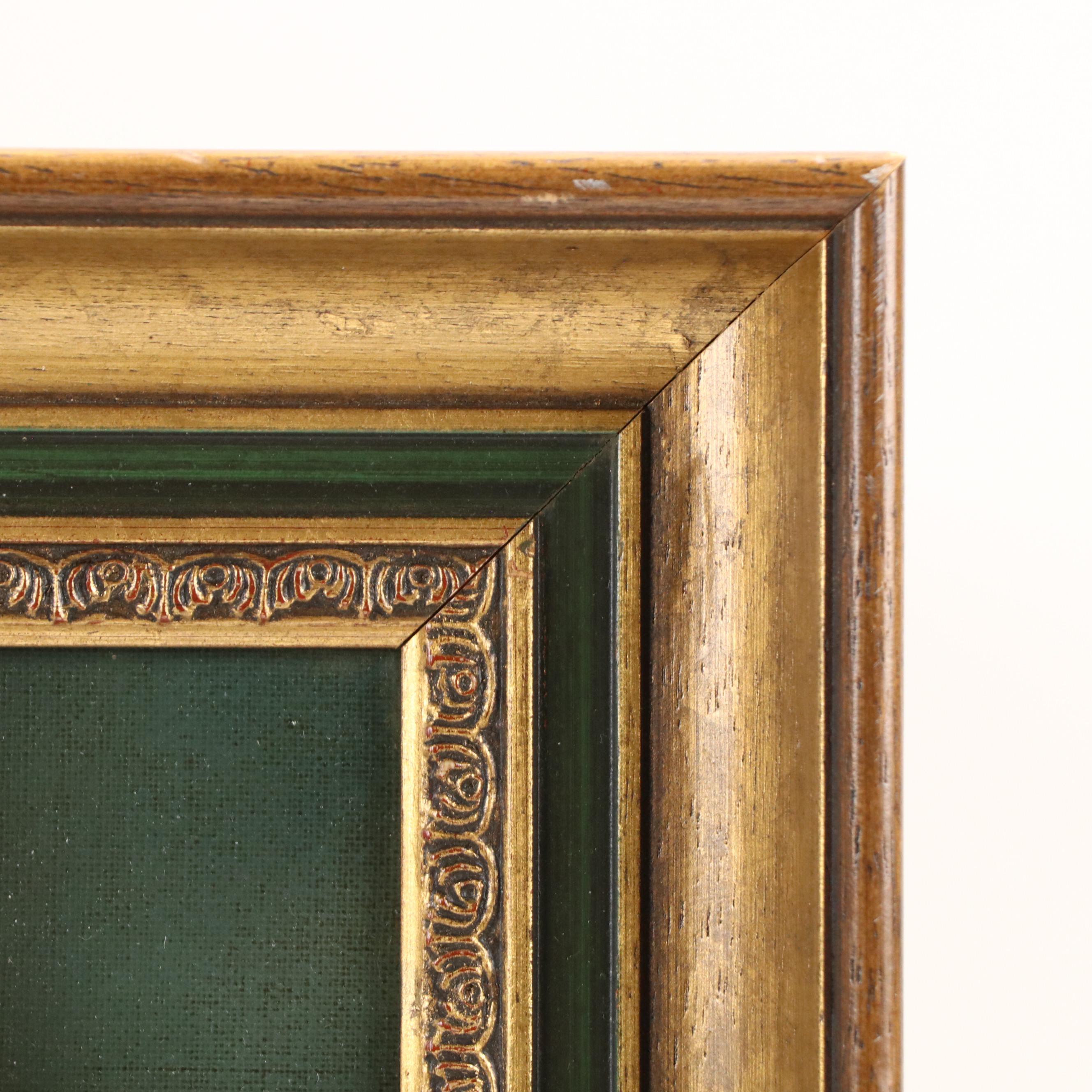 R. Rosini Floral Still Life Oil Painting, Late 20th Century