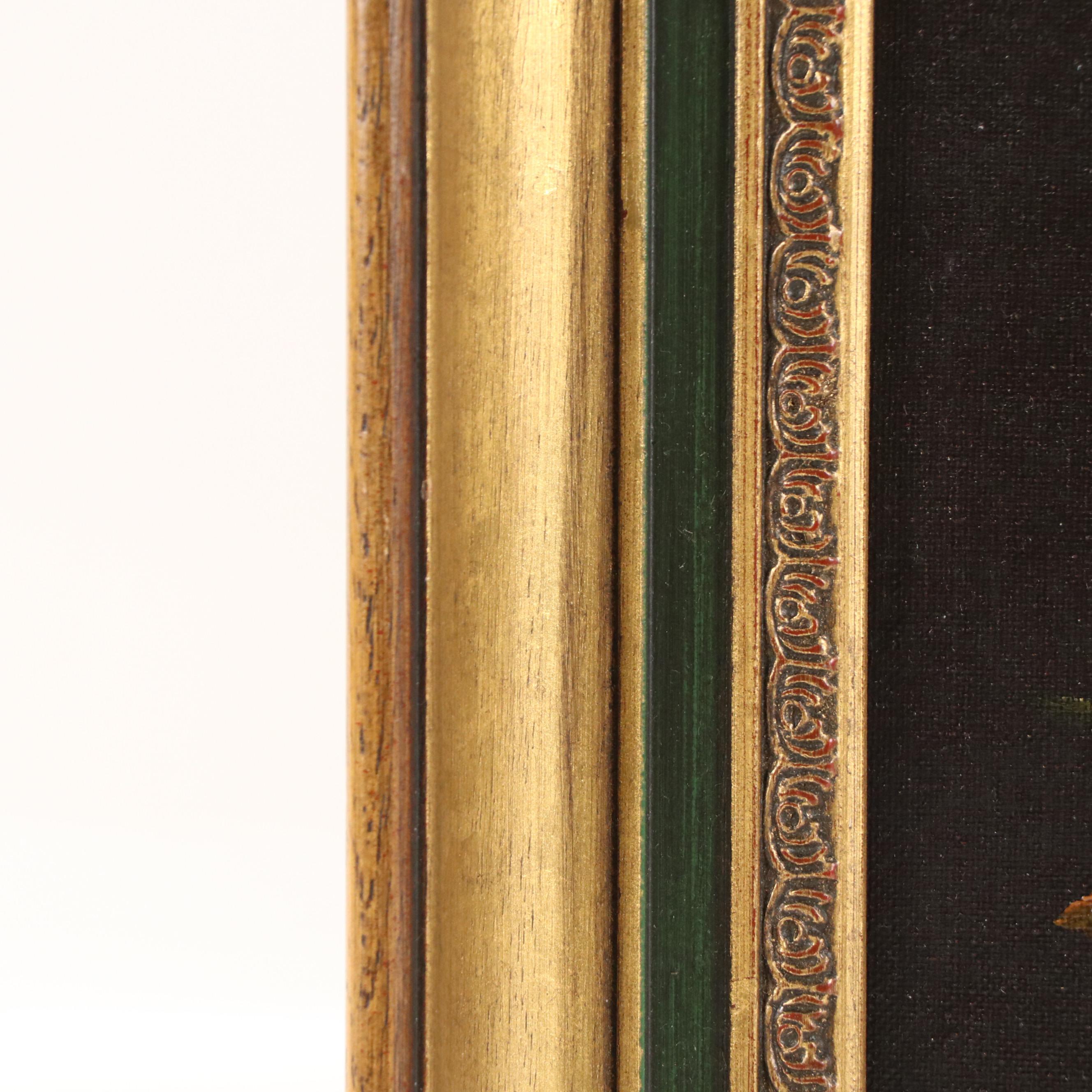 R. Rosini Floral Still Life Oil Painting, Late 20th Century