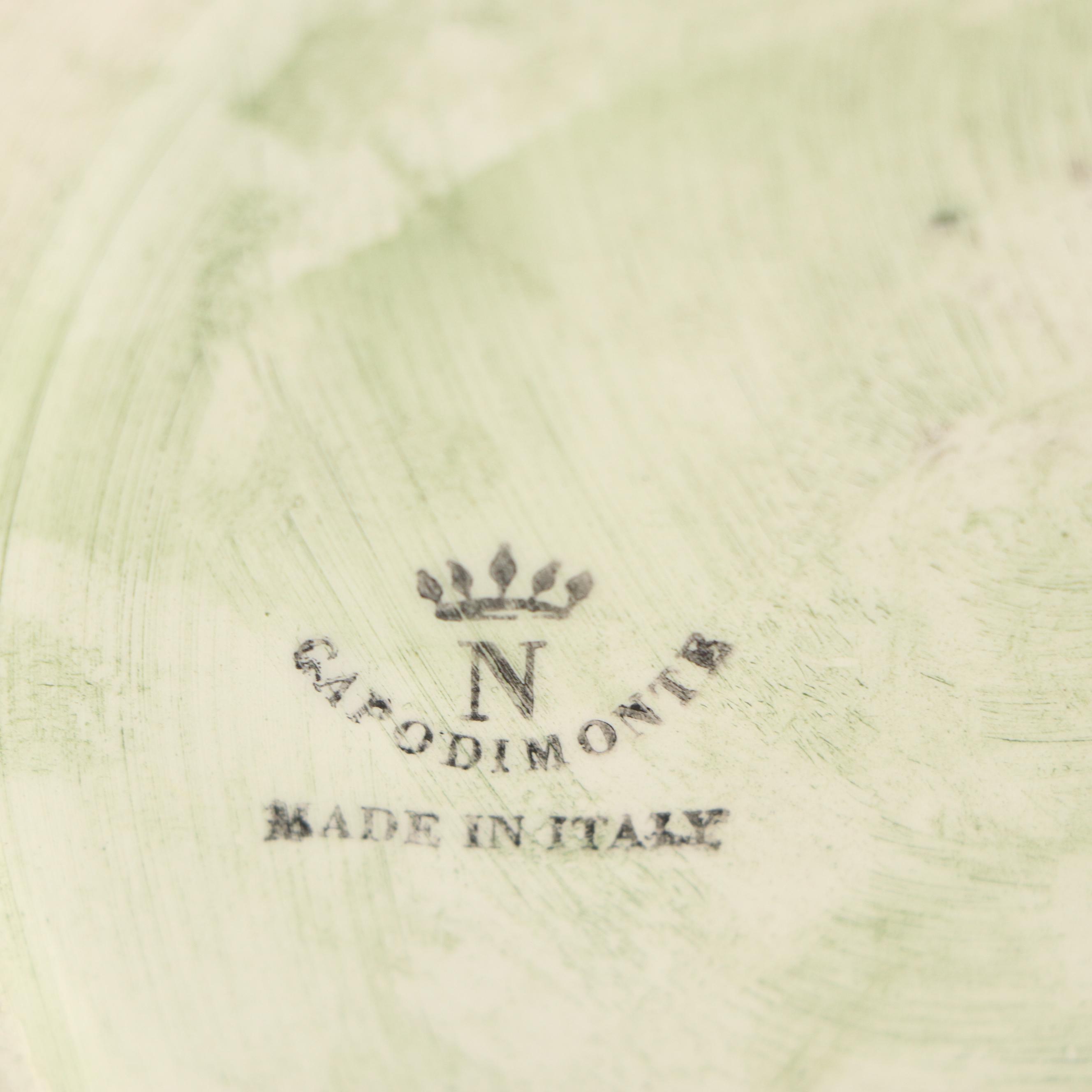 Capodimonte Porcelain Flowers with British Bone China Bouquets