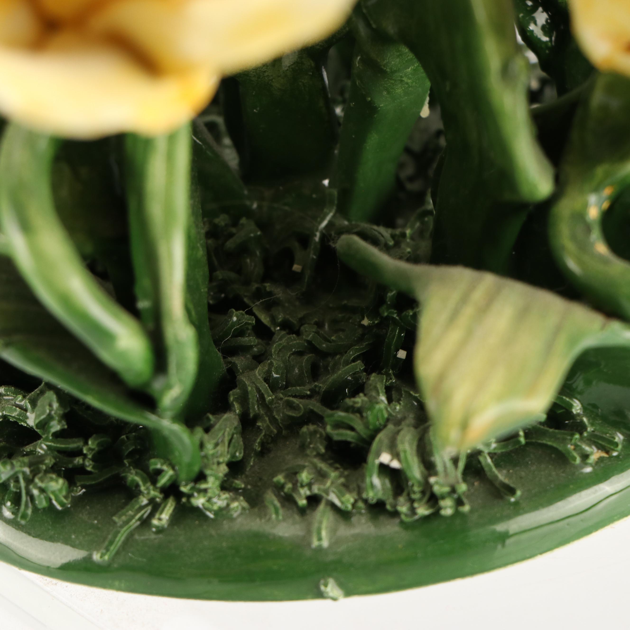 Capodimonte Porcelain Flowers with British Bone China Bouquets