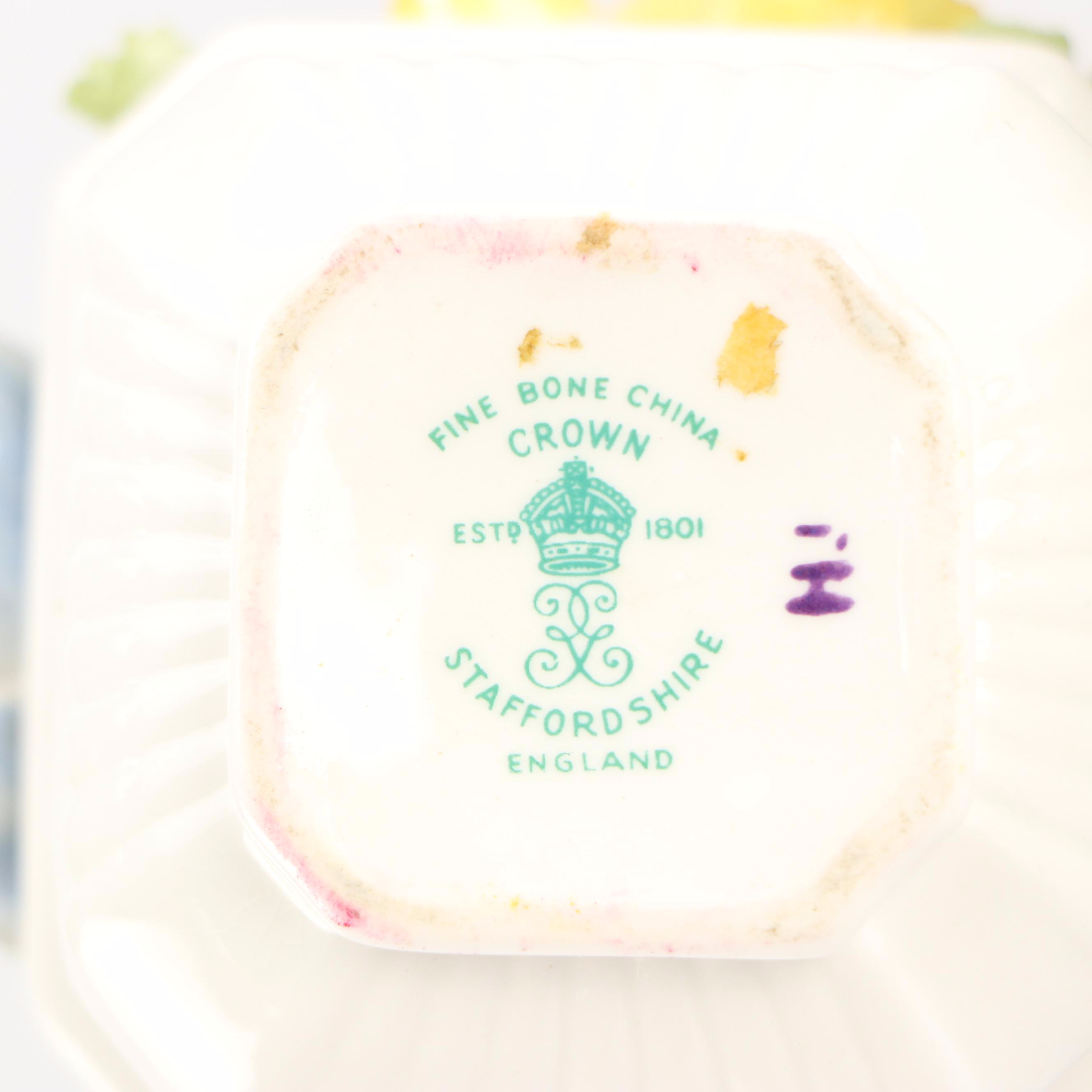 Capodimonte Porcelain Flowers with British Bone China Bouquets