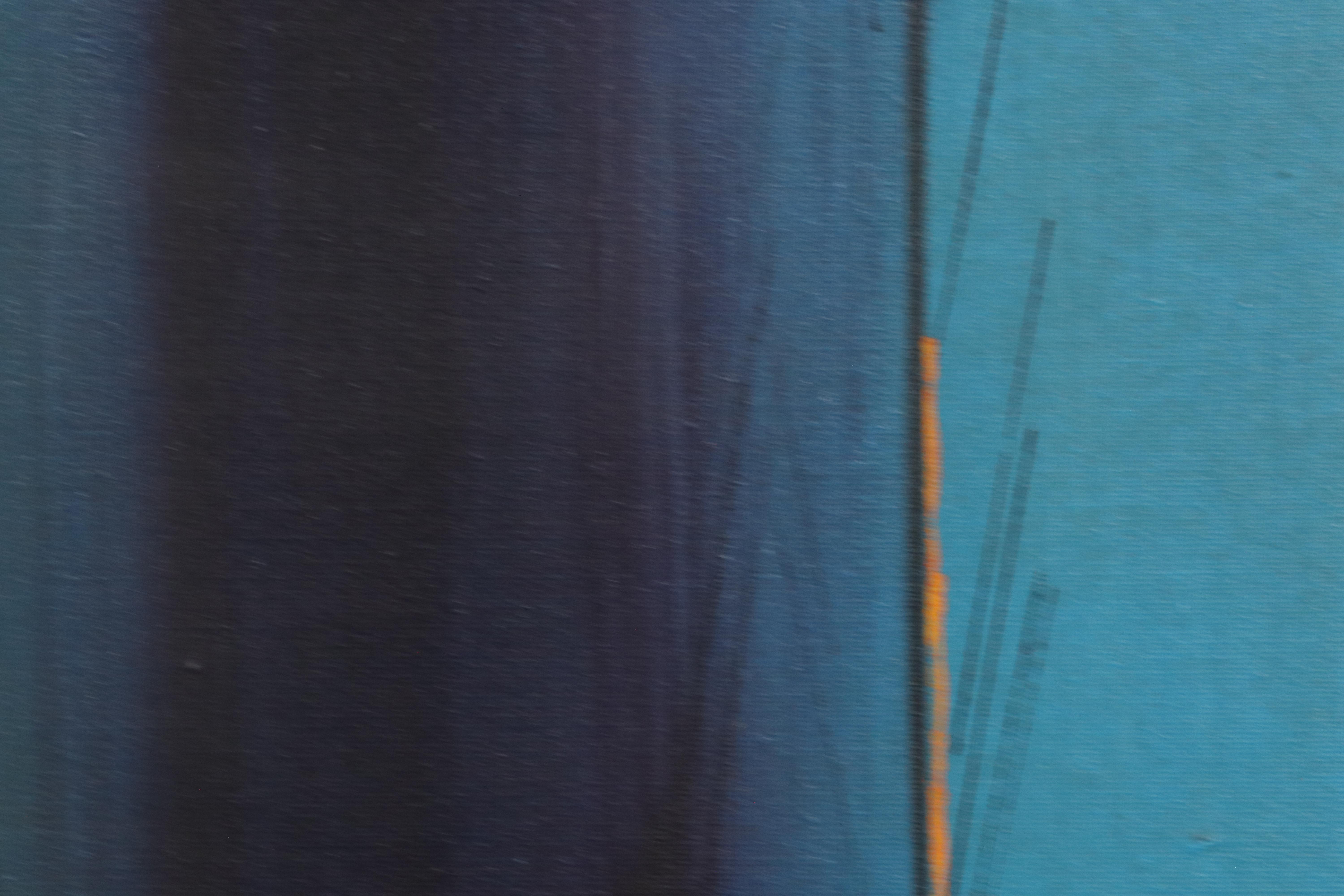 Carlo of Hollywood Oil Painting of Abstracted Sailboats, Mid-20th Century