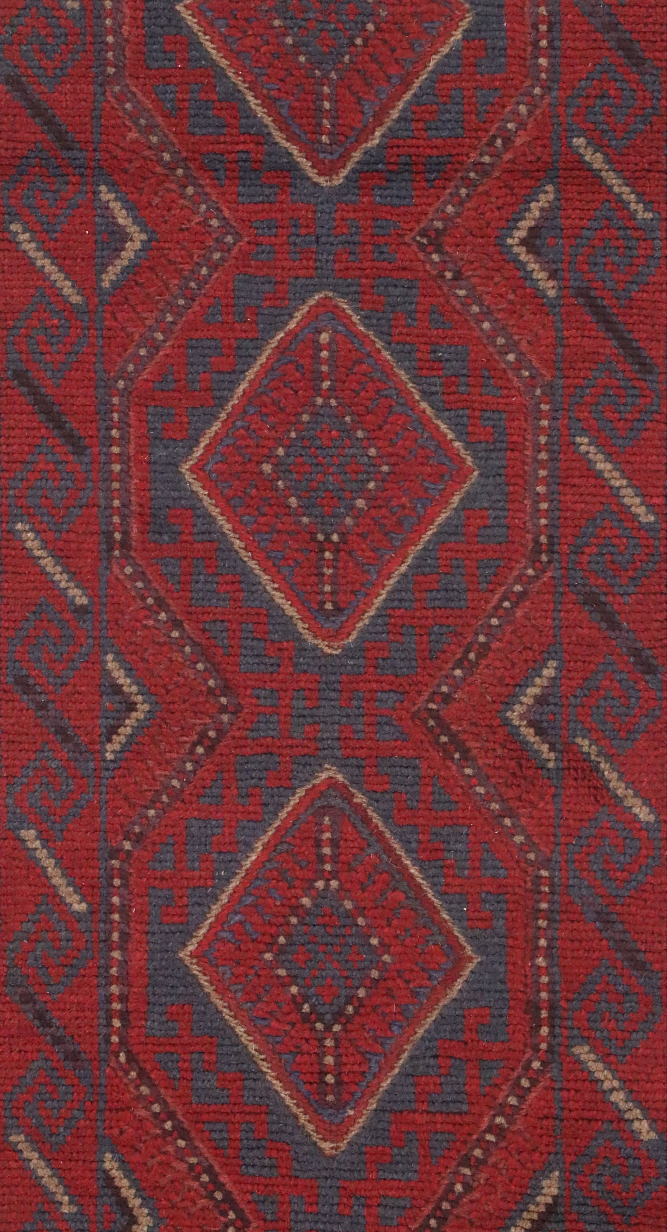 2'1 x 8'7 Handwoven Afghan Mashwani Carpet Runner