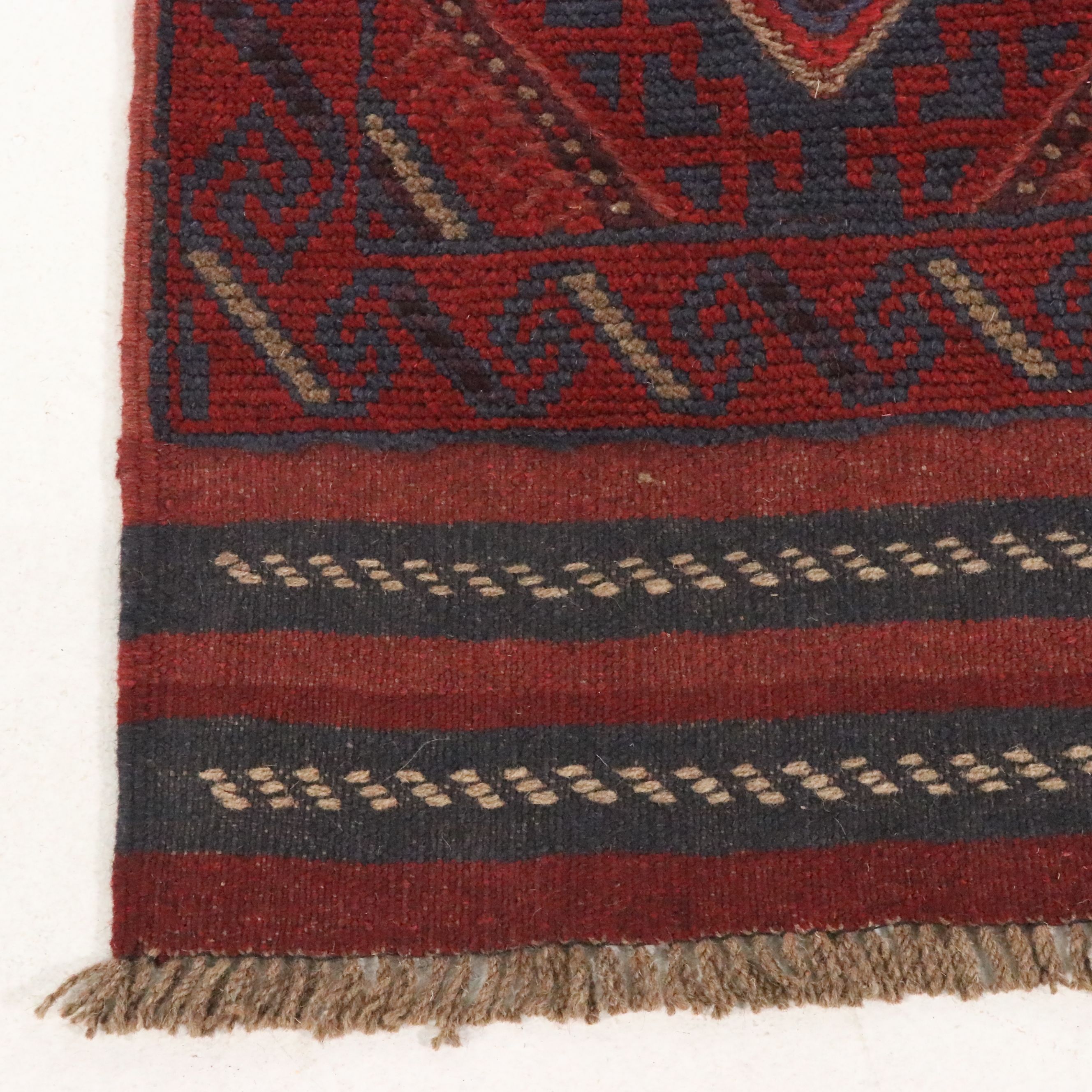 2'1 x 8'7 Handwoven Afghan Mashwani Carpet Runner