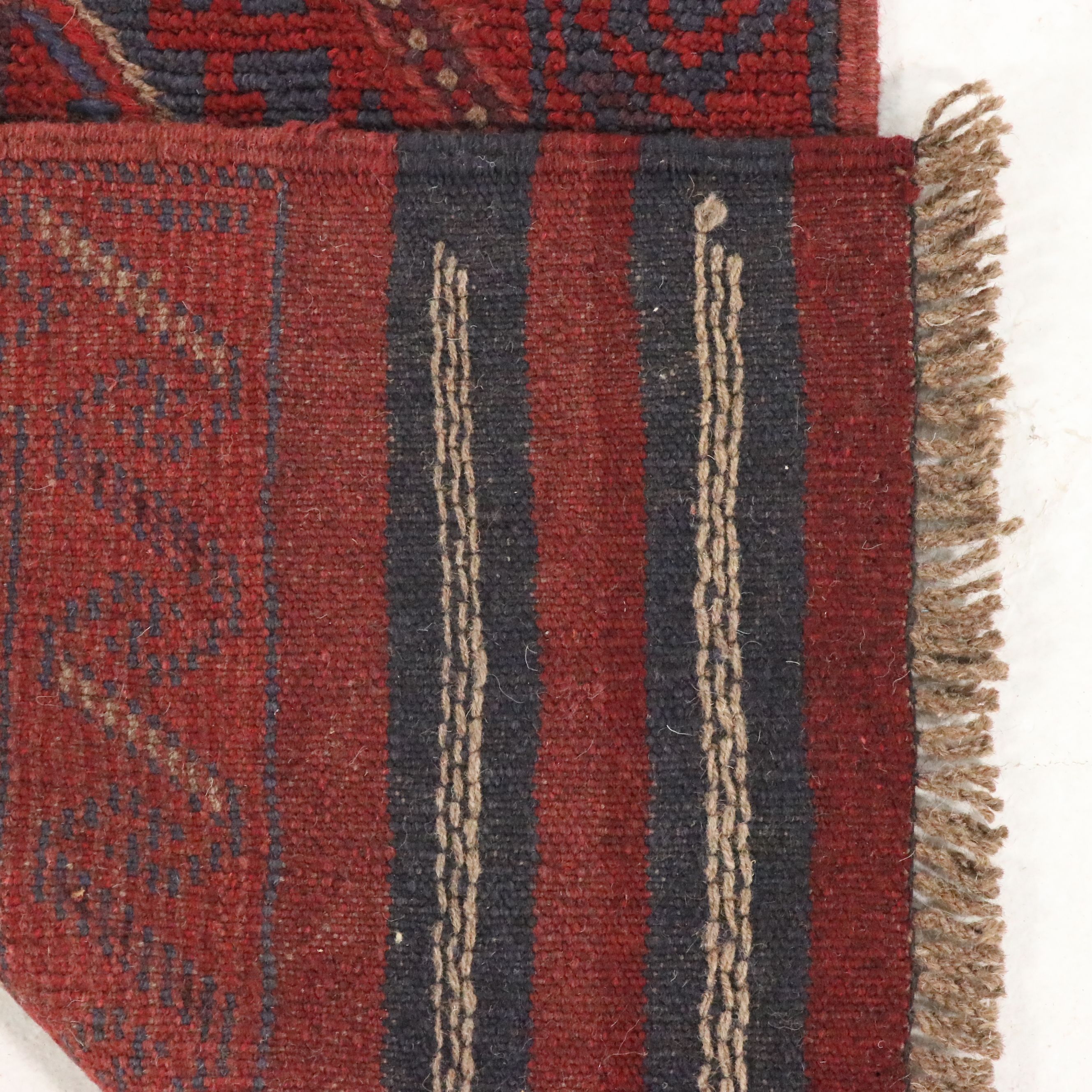 2'1 x 8'7 Handwoven Afghan Mashwani Carpet Runner