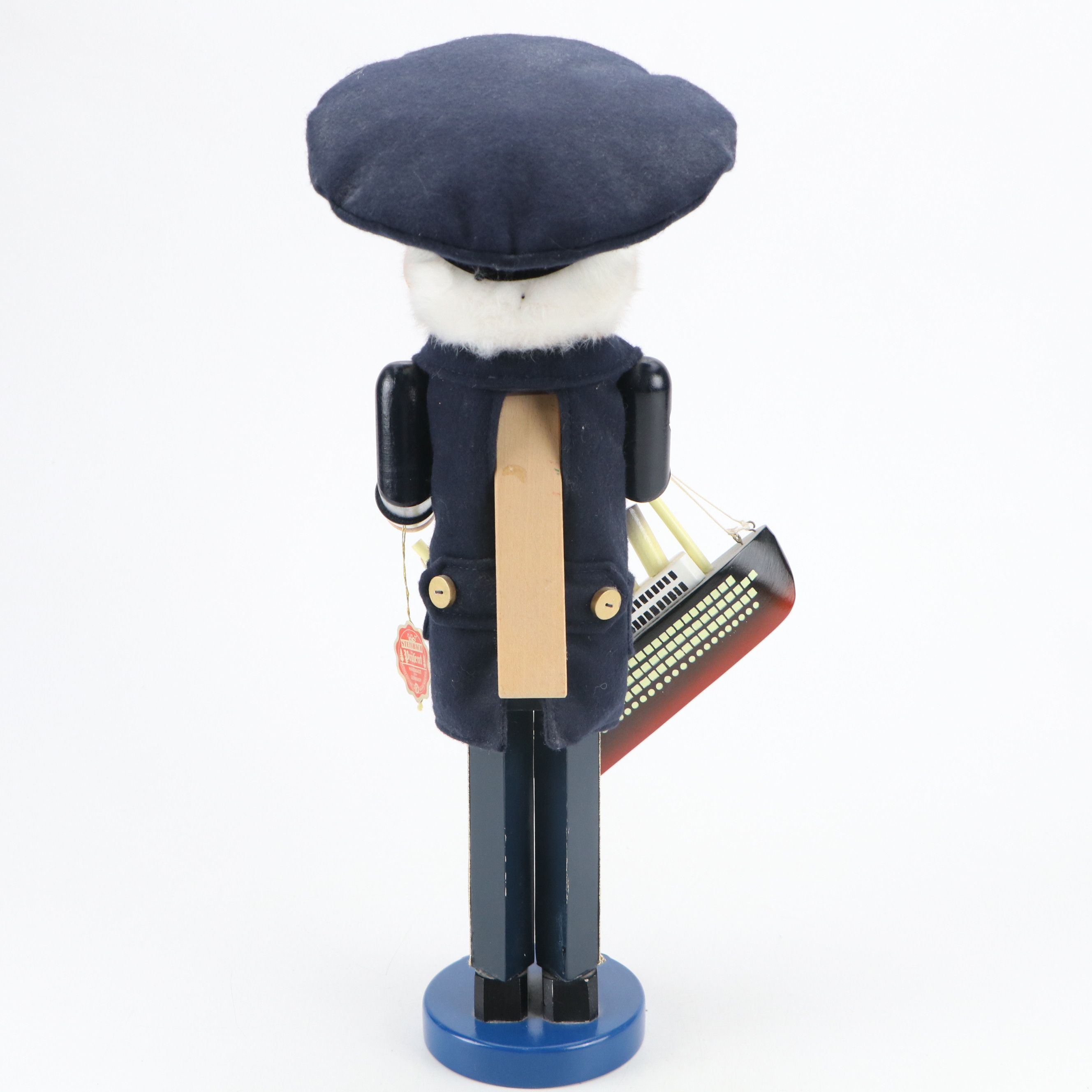 Artist Signed Steinbach "Captain Smith of the Titanic" Wooden Nutcracker, 1998