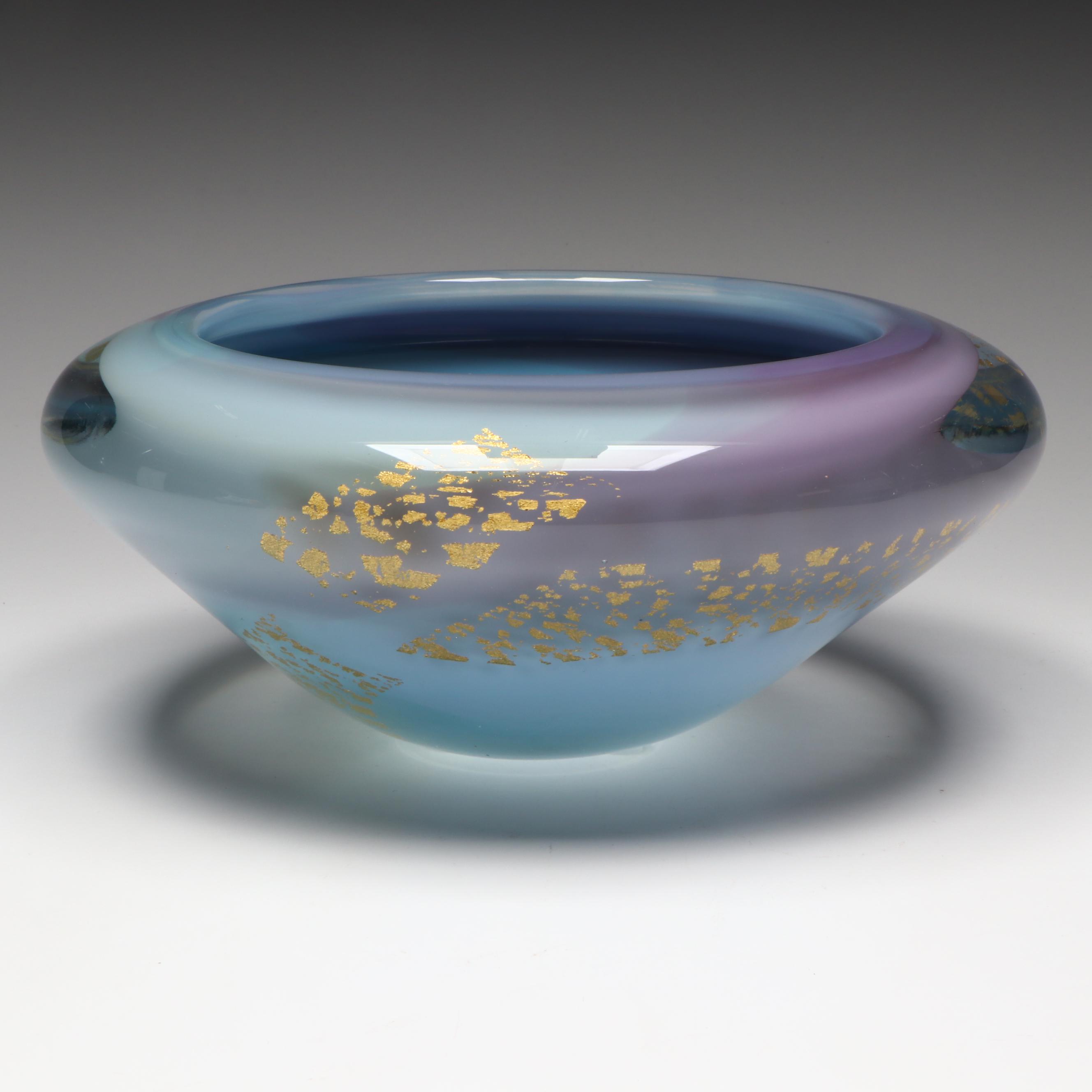 Robinson Scott Art Glass Bowl, 1994
