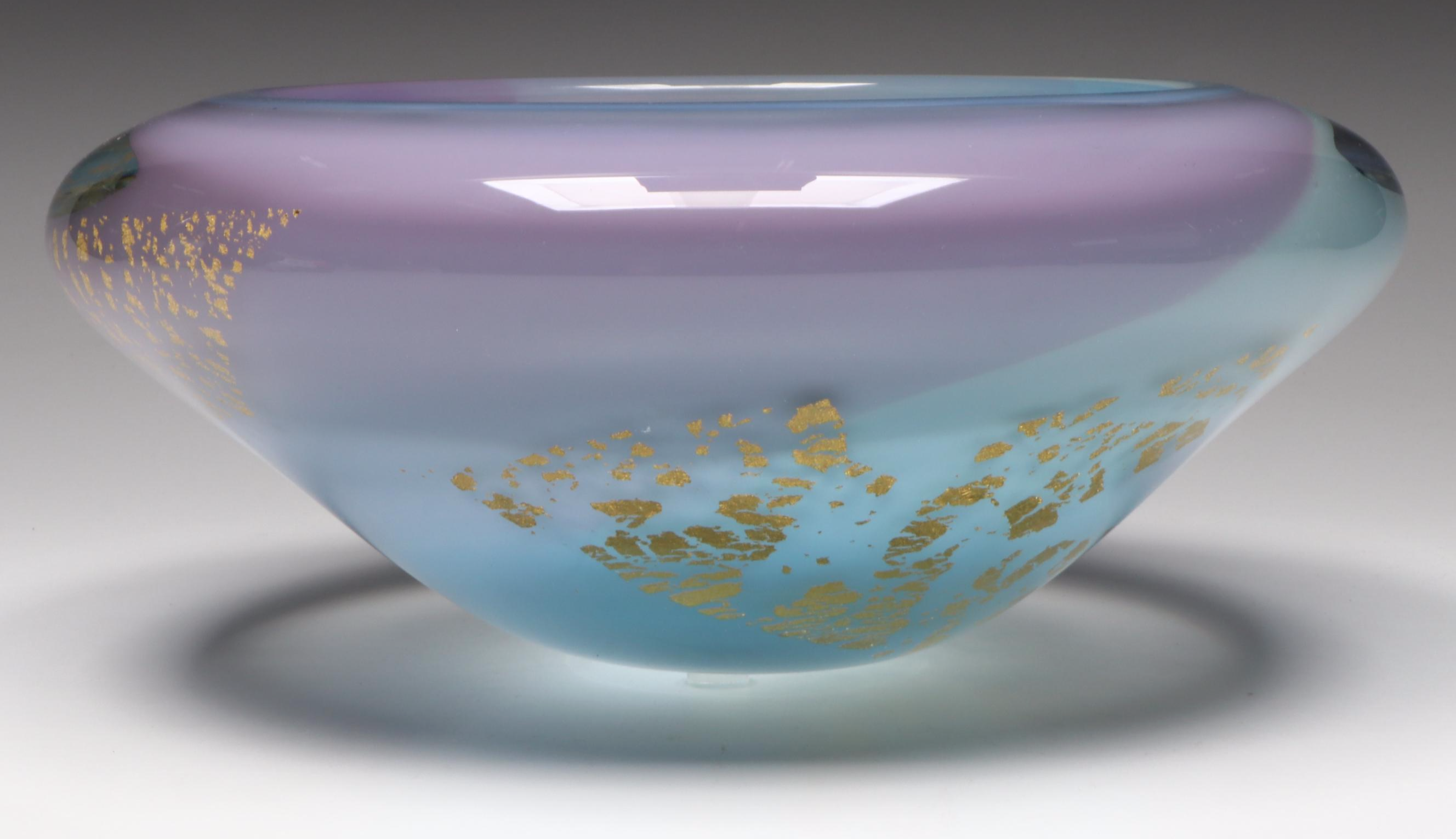 Robinson Scott Art Glass Bowl, 1994