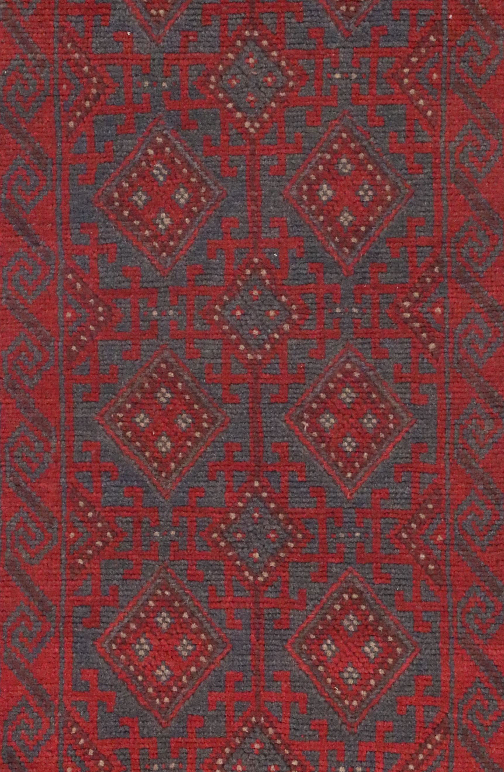 2'2 x 8'3 Handwoven Afghan Mashwani Carpet Runner