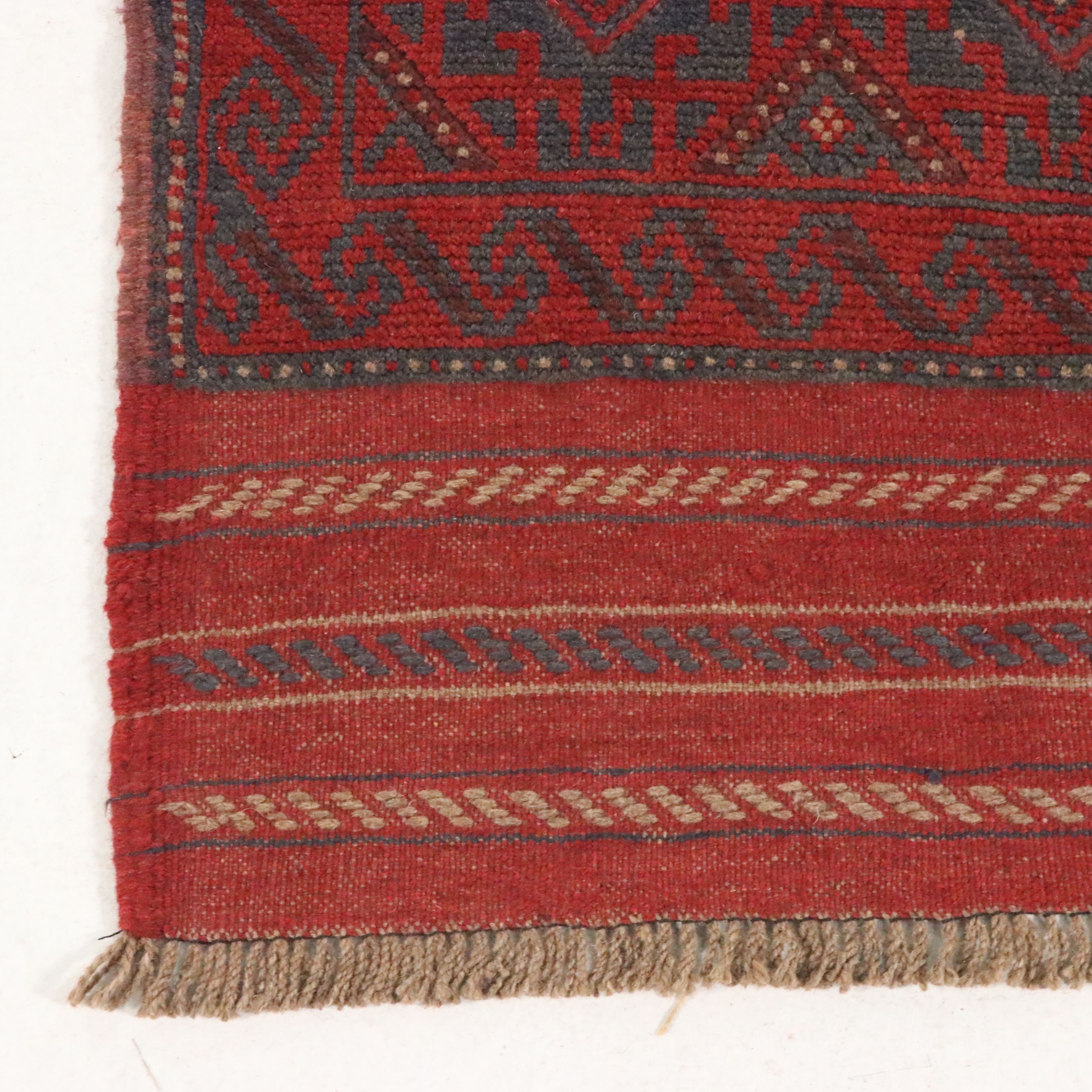 2'2 x 8'3 Handwoven Afghan Mashwani Carpet Runner