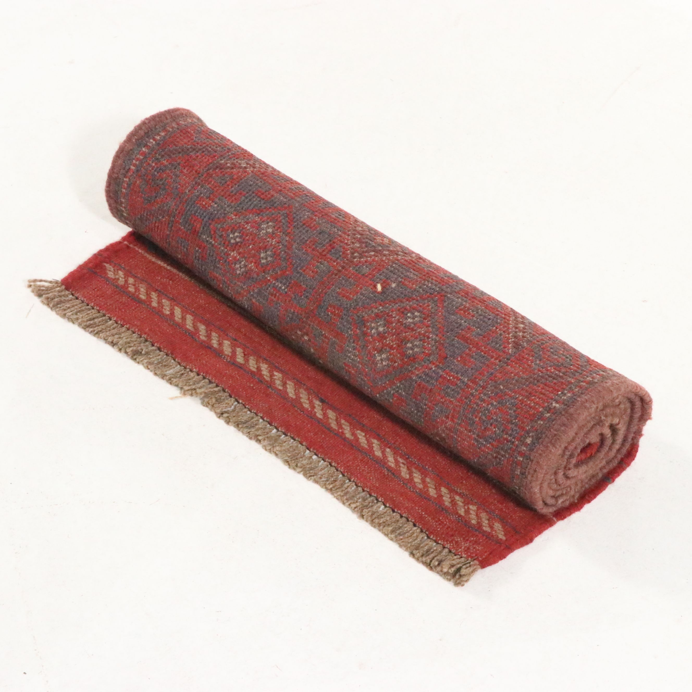 2'2 x 8'3 Handwoven Afghan Mashwani Carpet Runner