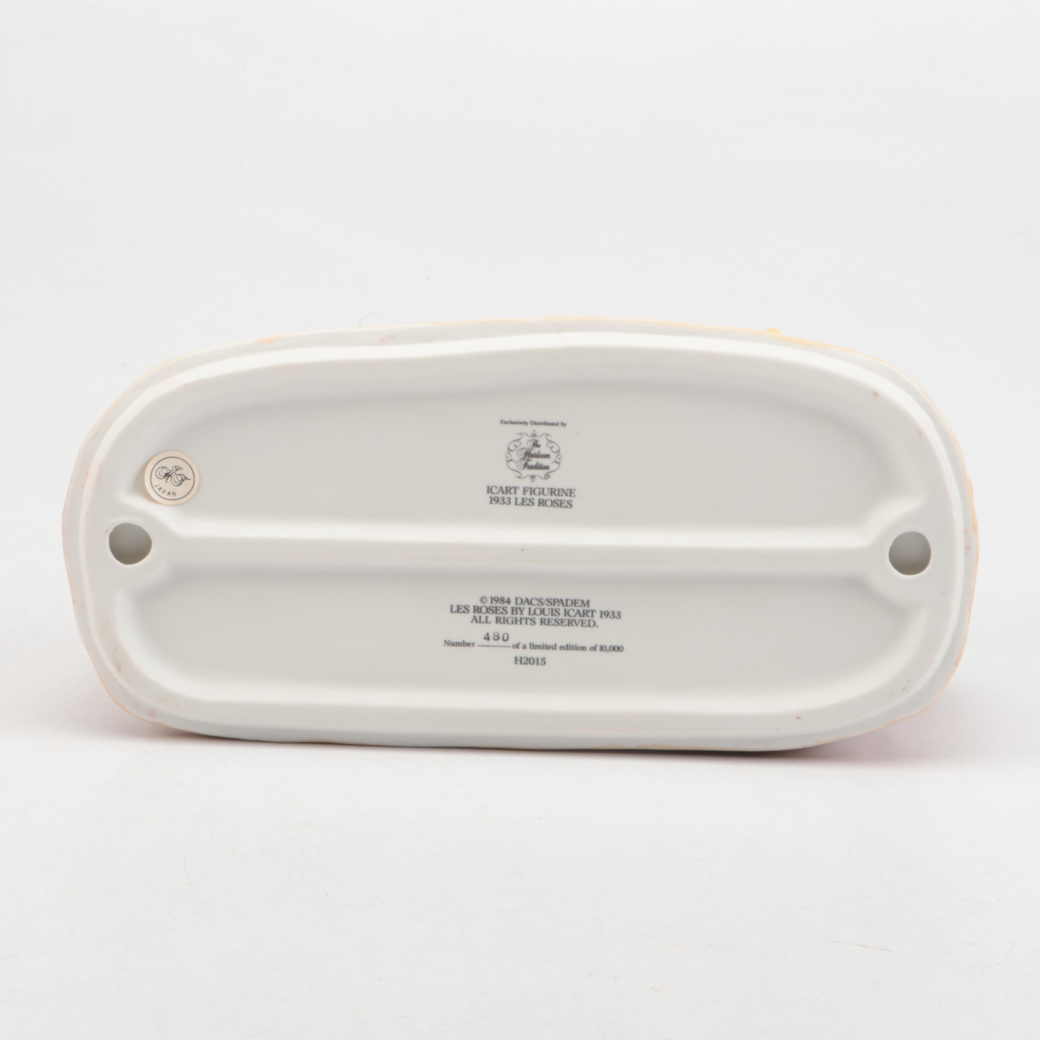 The Heirloom Tradition Louis Icart Art Deco Style Porcelain Figurines