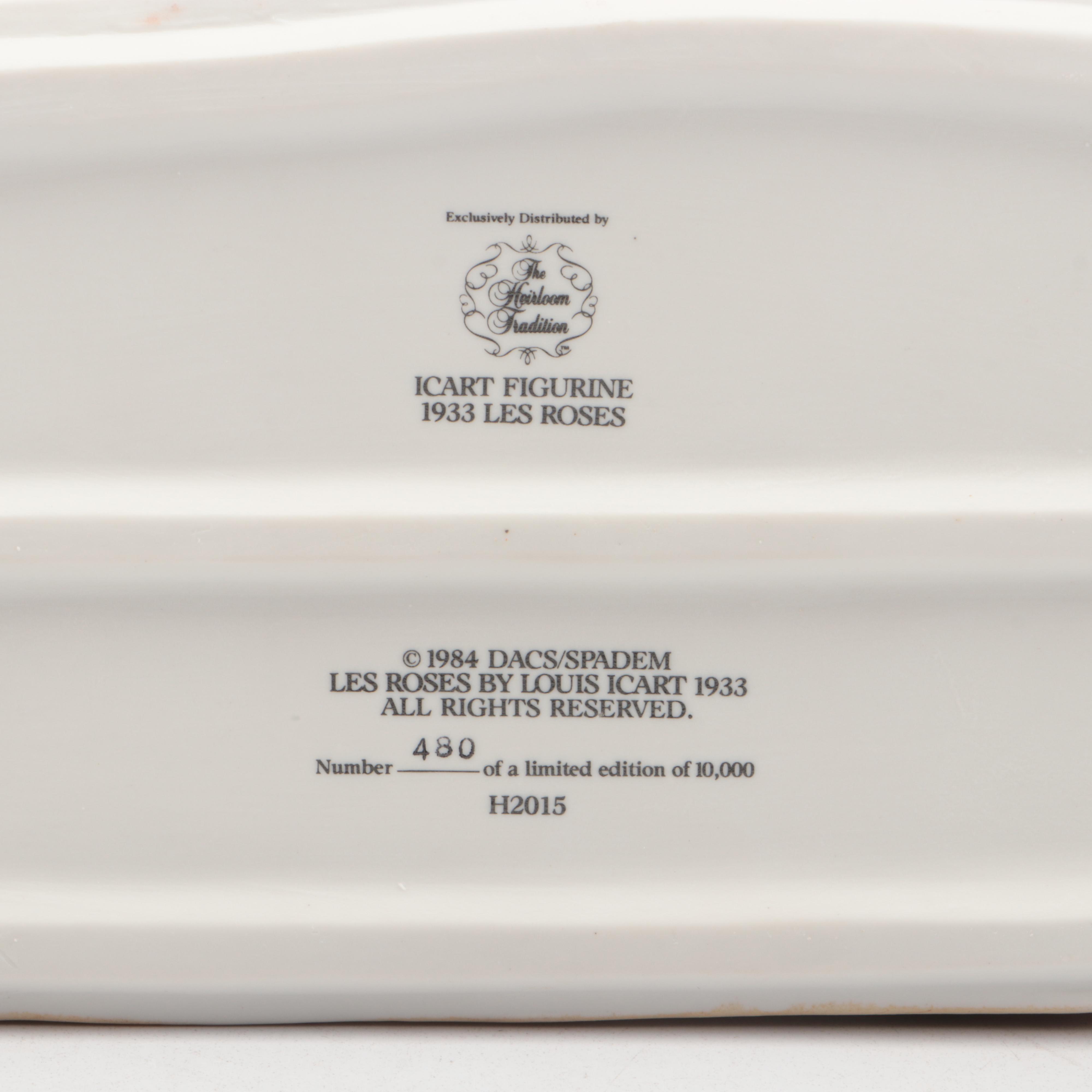 The Heirloom Tradition Louis Icart Art Deco Style Porcelain Figurines