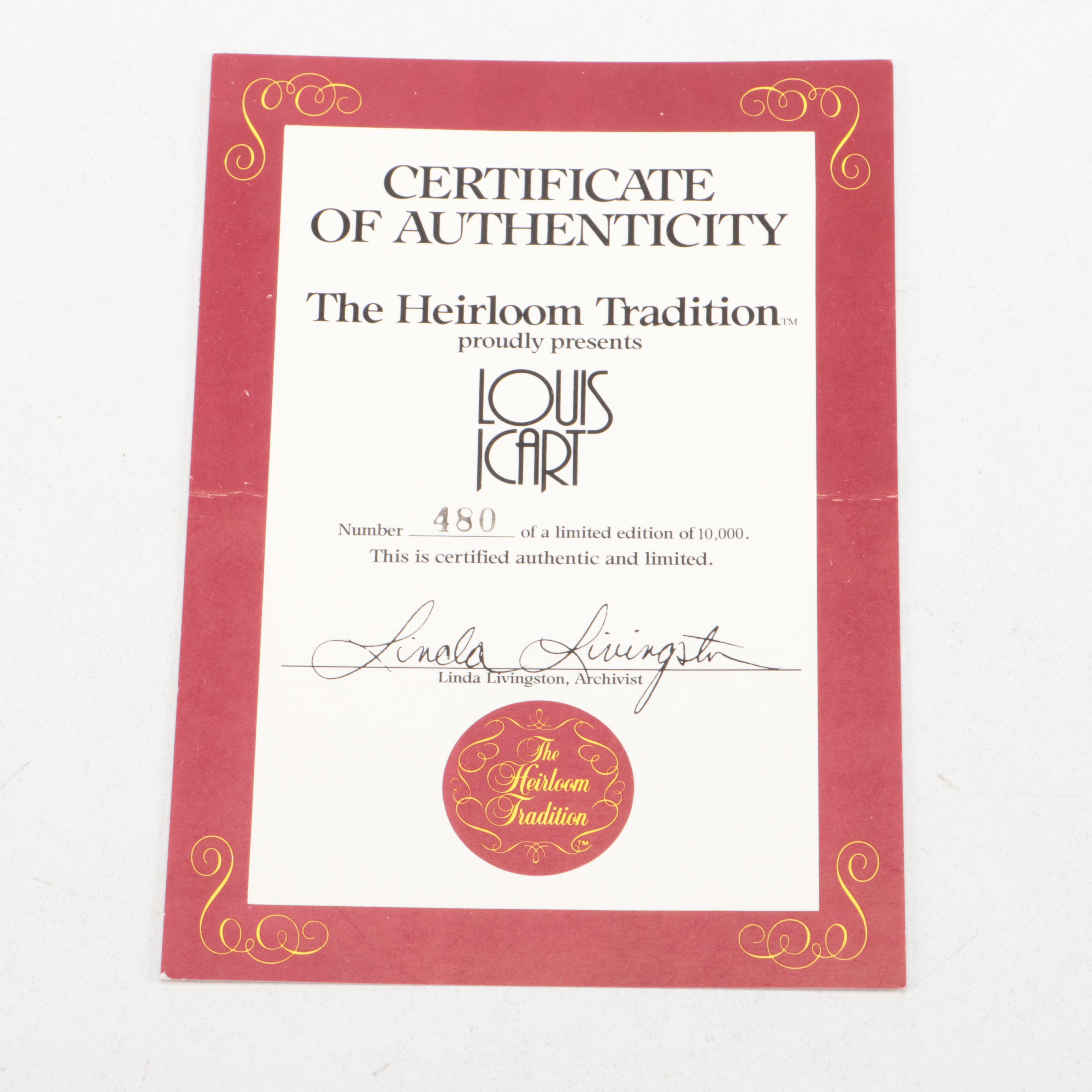 The Heirloom Tradition Louis Icart Art Deco Style Porcelain Figurines