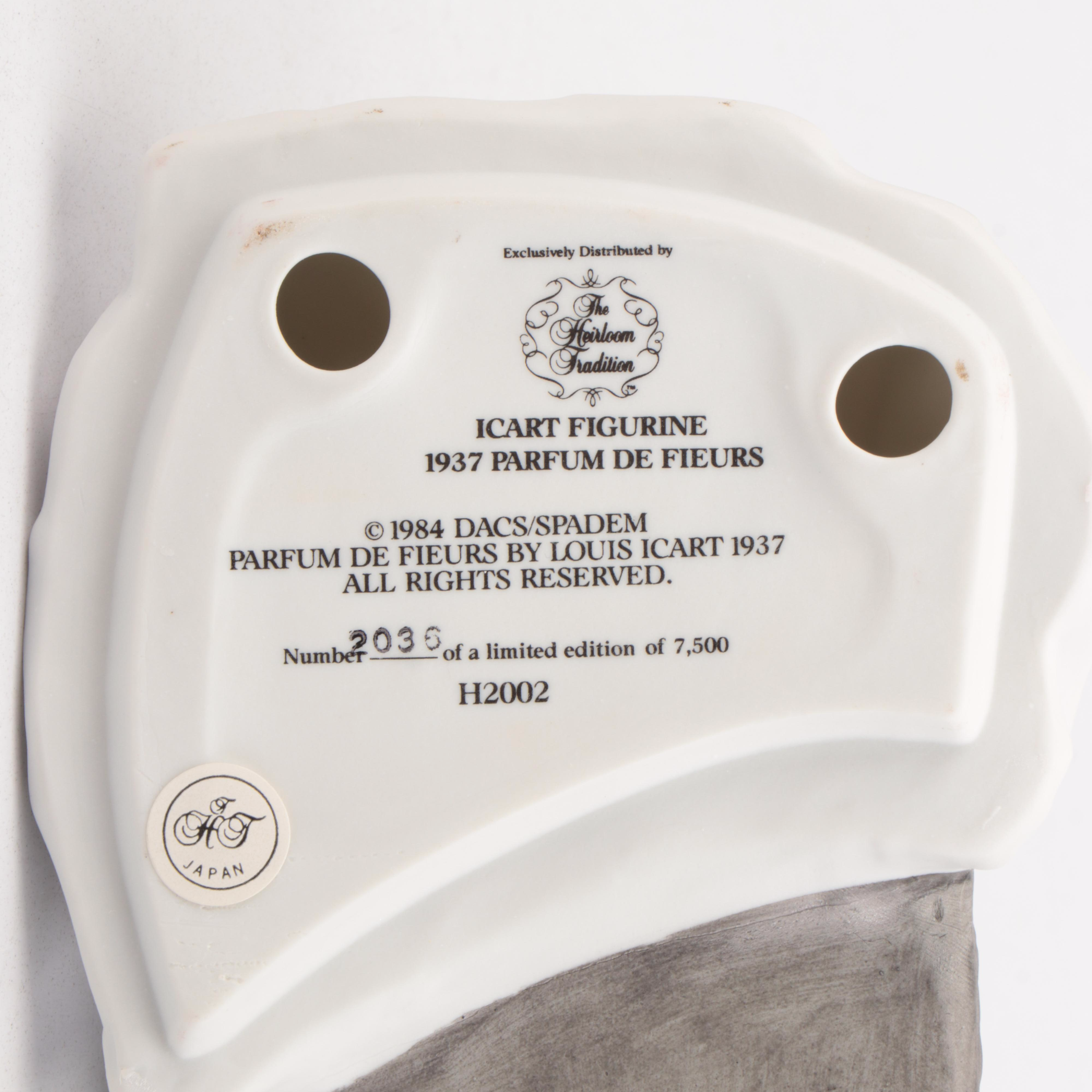 The Heirloom Tradition Louis Icart Art Deco Style Porcelain Figurines