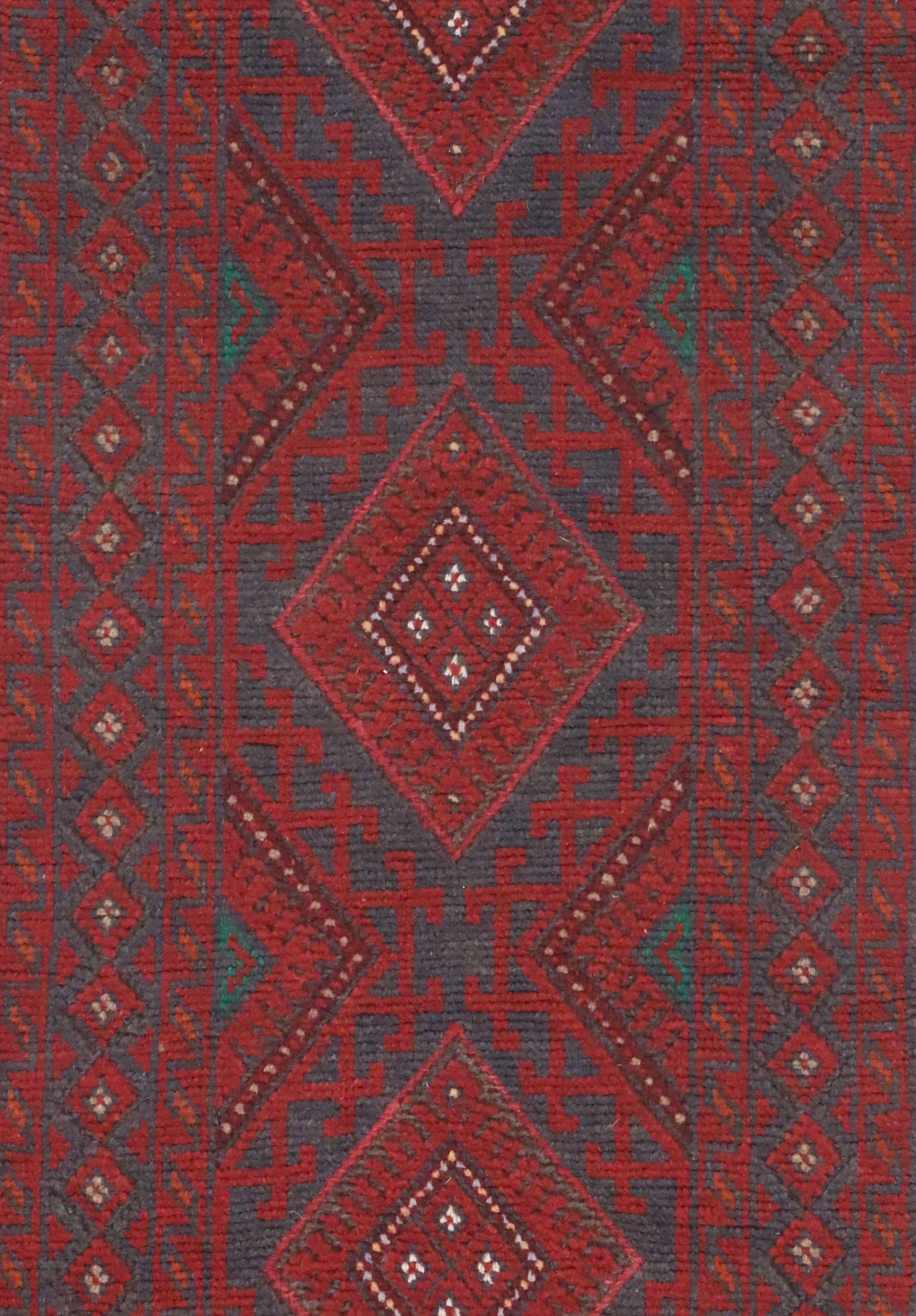 2'1 x 9'6 Handwoven Afghan Mashwani Carpet Runner