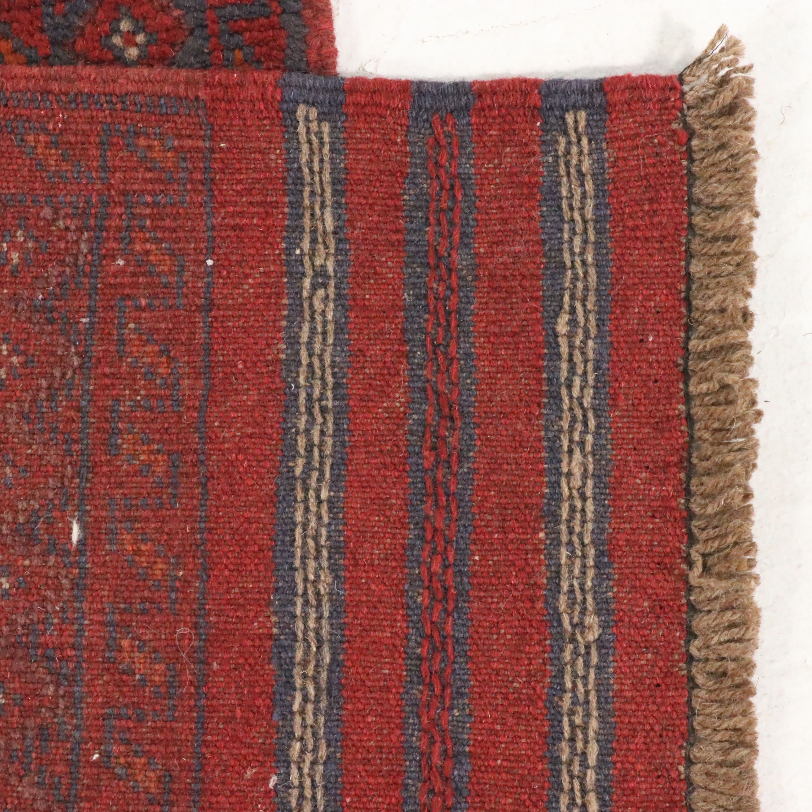 2'1 x 9'6 Handwoven Afghan Mashwani Carpet Runner