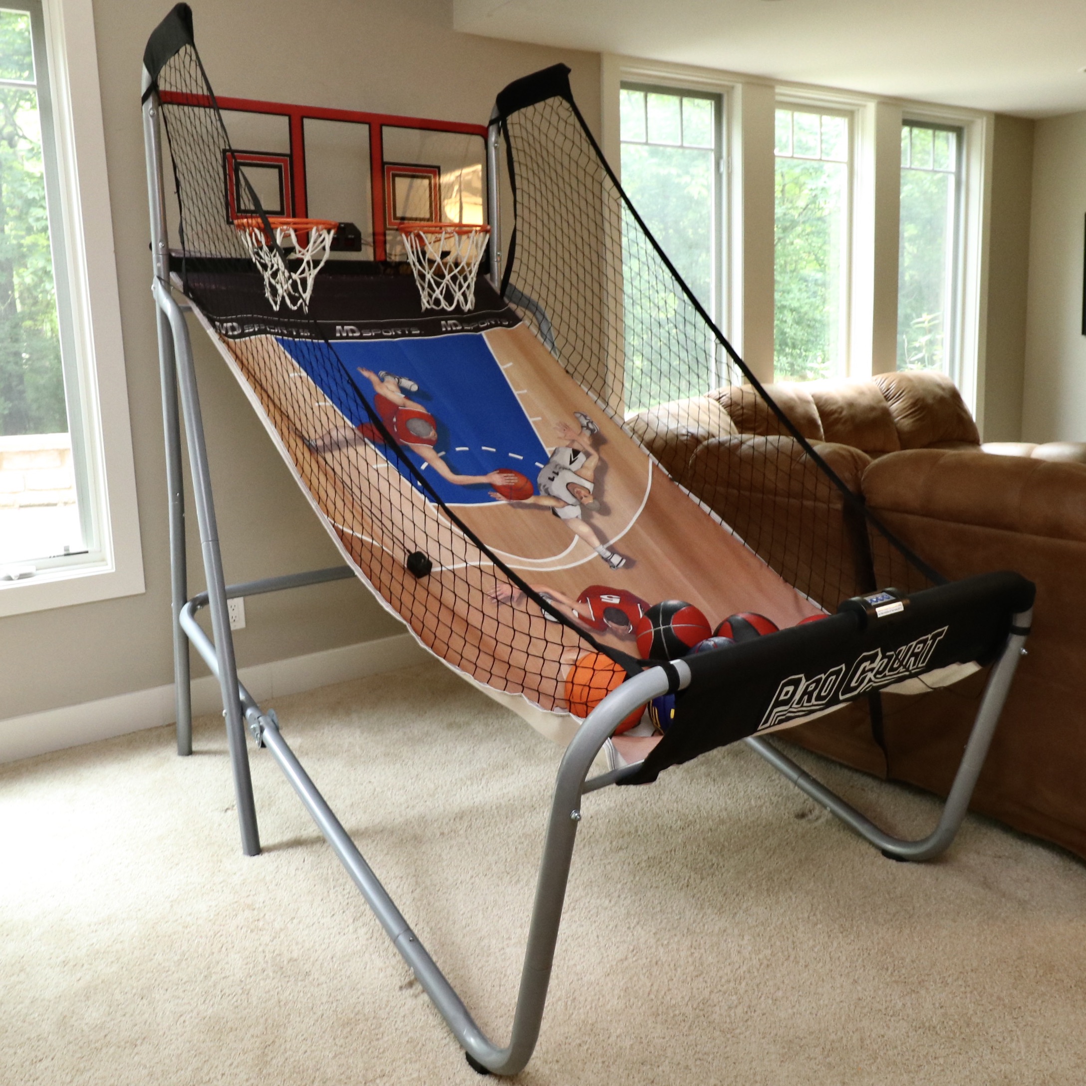 MD Sports Pro Court Advanced 2-Player Electronic Basketball Game