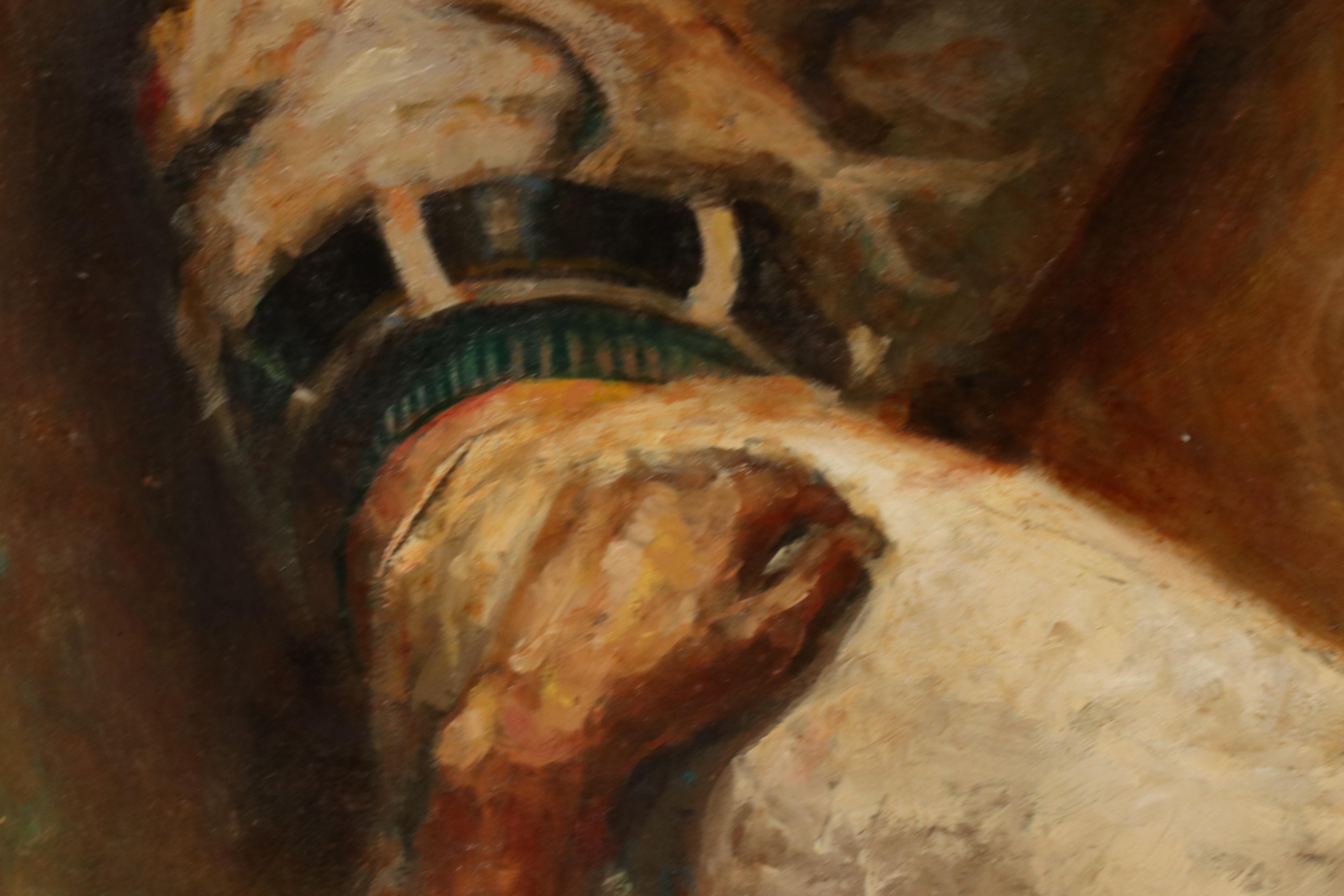 Peter Bernal Oil Painting "Support Wrong, Support Right," 1999