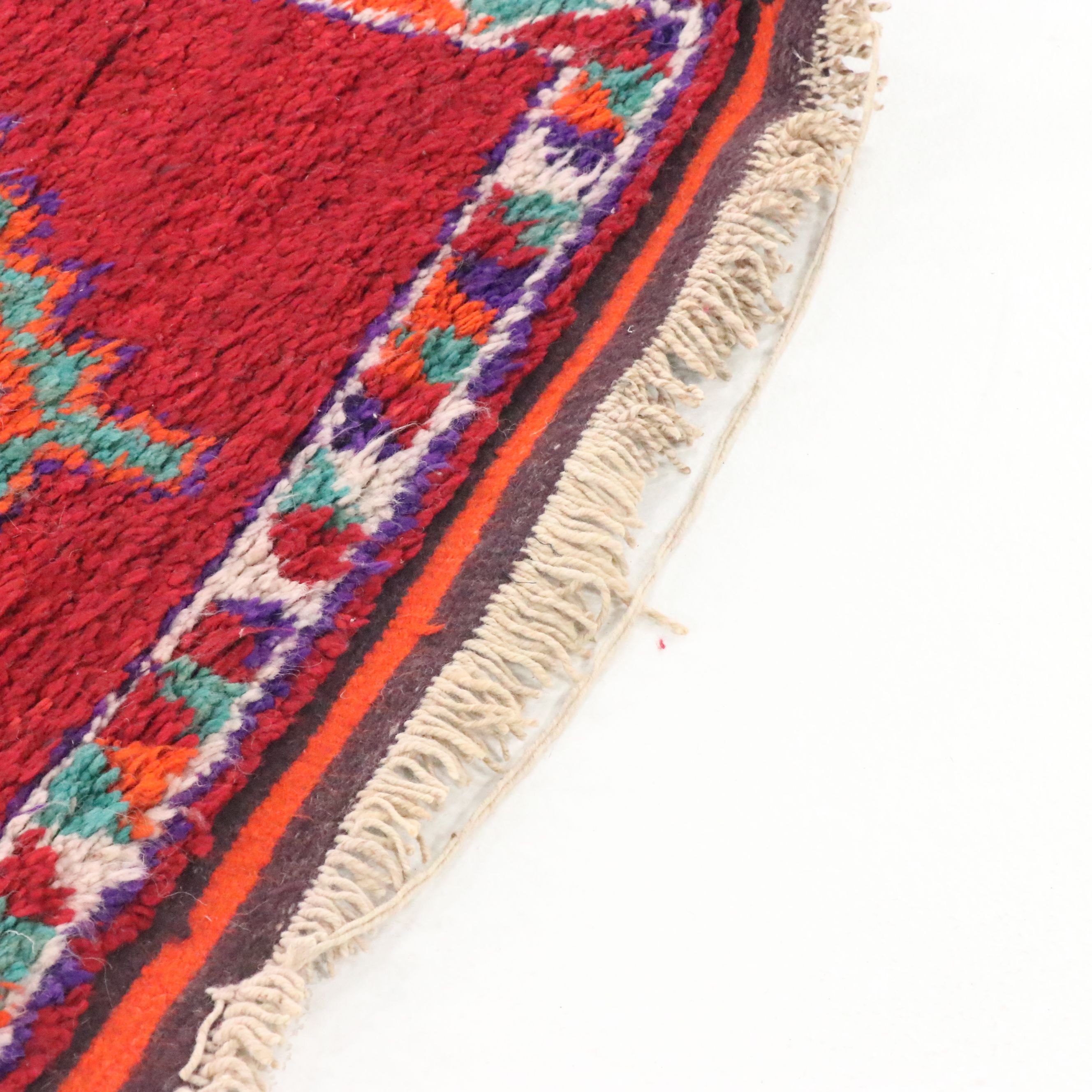 3' x 12'6 Hand-Knotted Moroccan Carpet Runner Long Rug